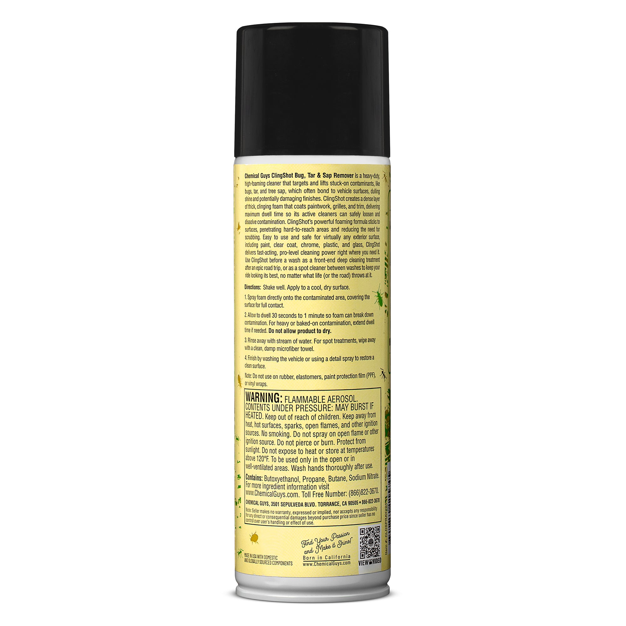 chemical-guys-clingshot-nettoyant-anti-insectes-goudron-mousse image 8