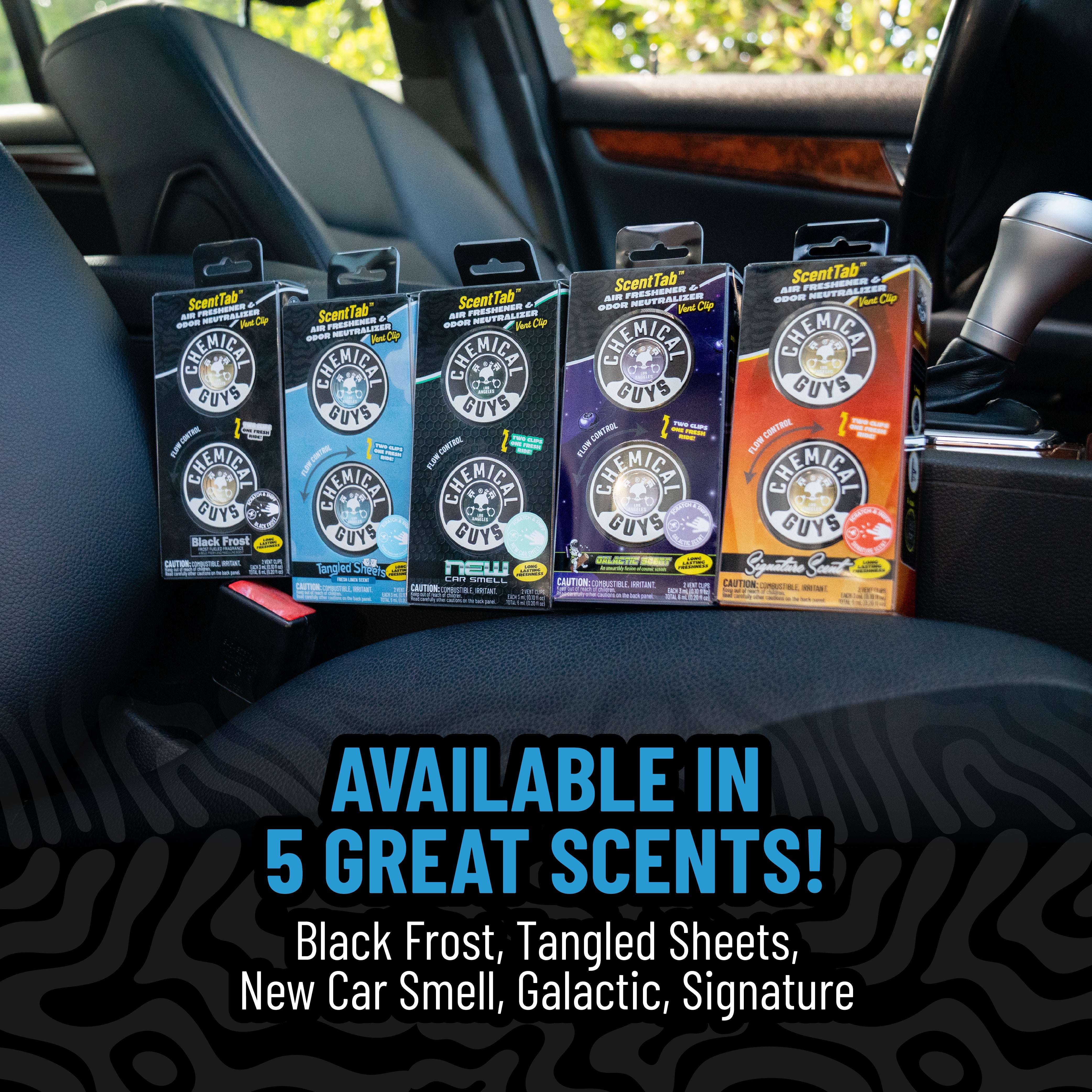 chemical-guys-scenttab-d-sodorisant-voiture-clip-parfum-neuf-lot-2 image 8