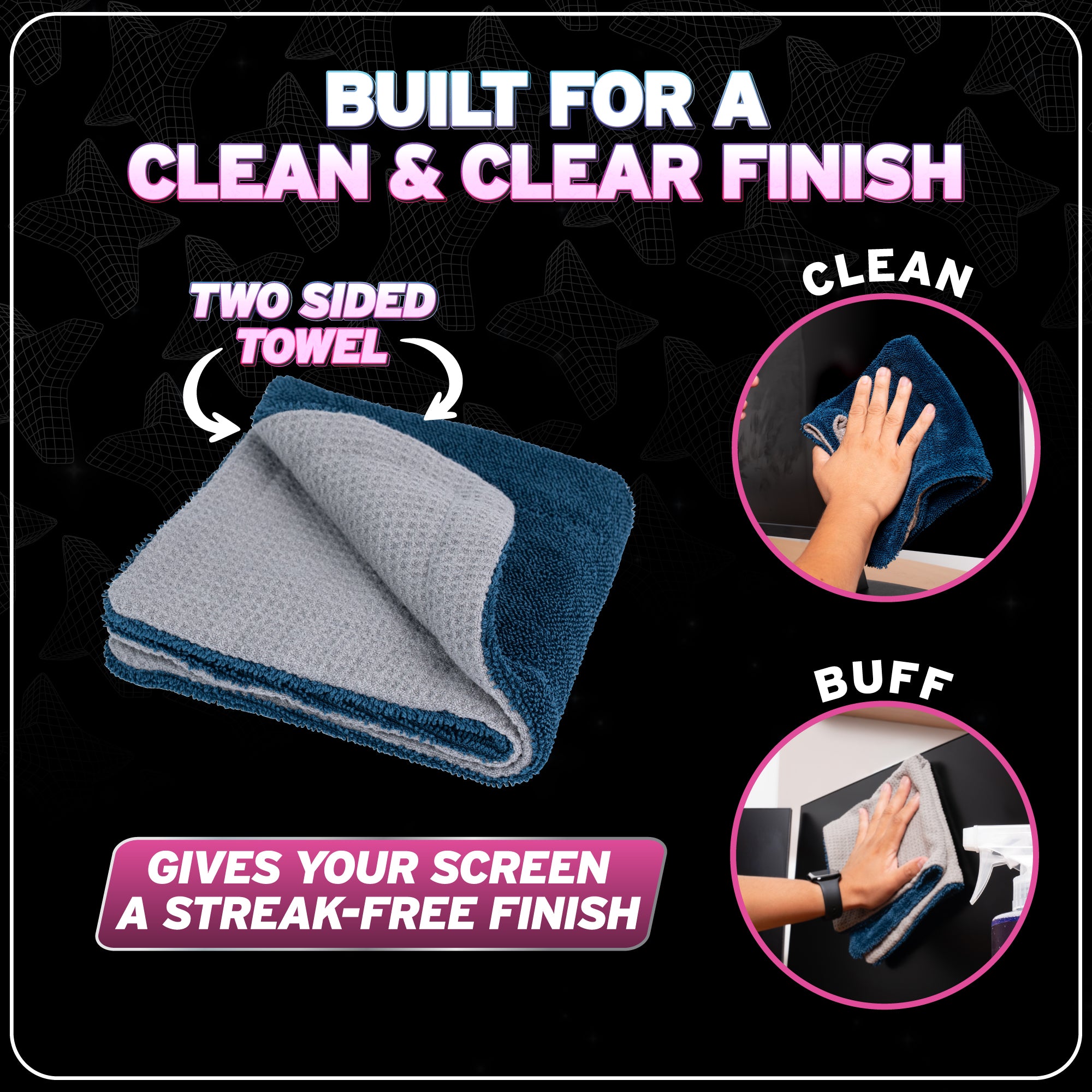 chemical-guys-total-screen-nettoyant-cran-auto-microfibre image 4