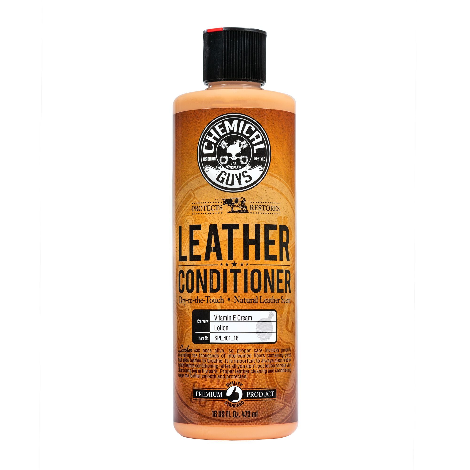 chemical-guys-leather-conditioner-soin-cuir-auto-16-oz image 1