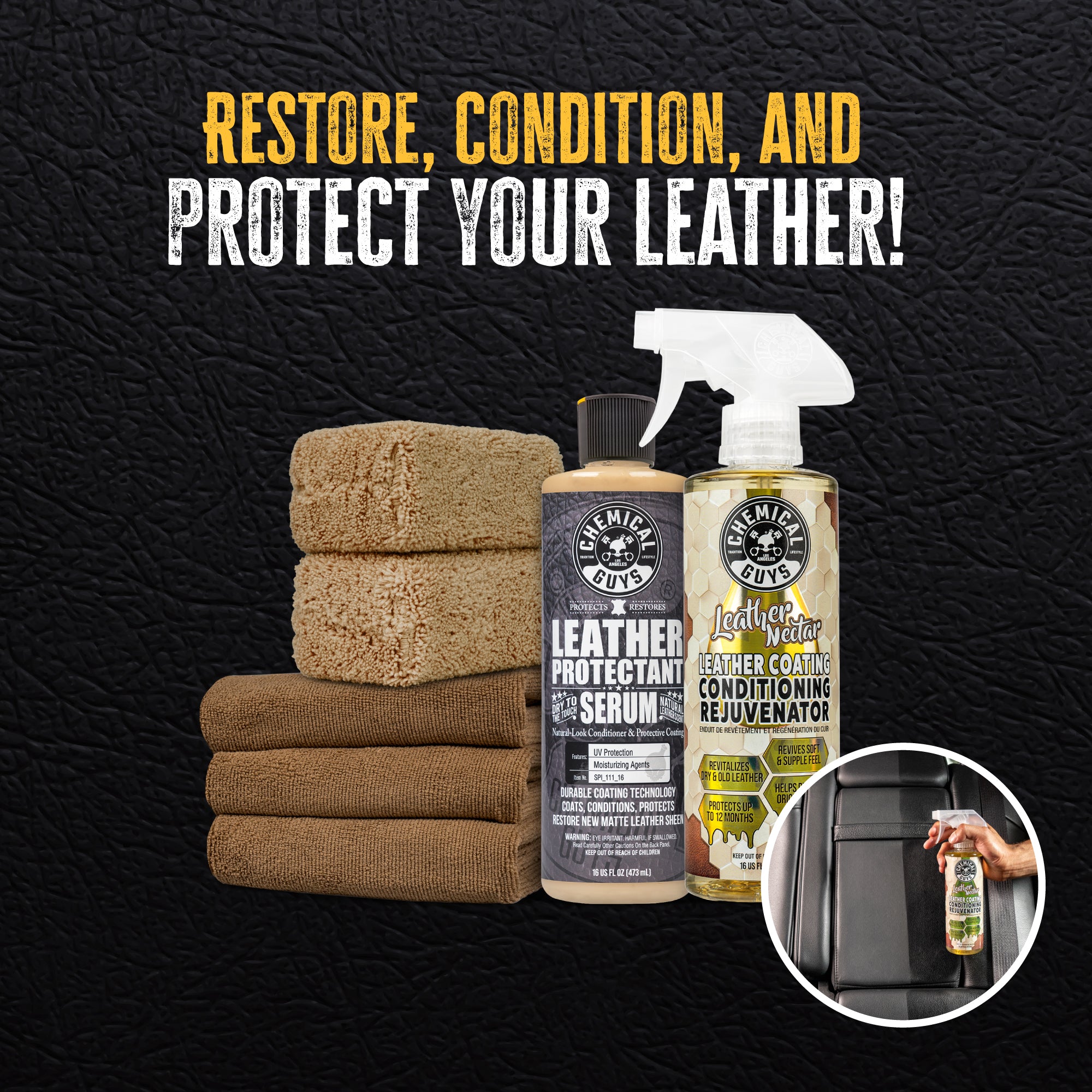 chemical-guys-kit-cuir-auto-soin-et-protection-uv image 3
