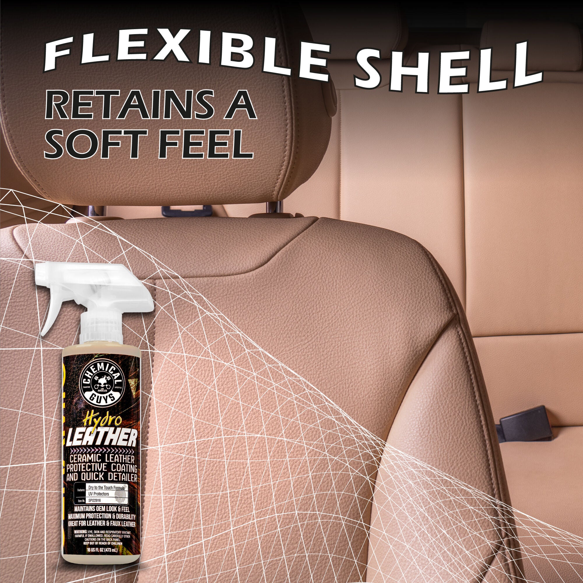 chemical-guys-hydroleather-coating-cuir-auto-16-oz image 5