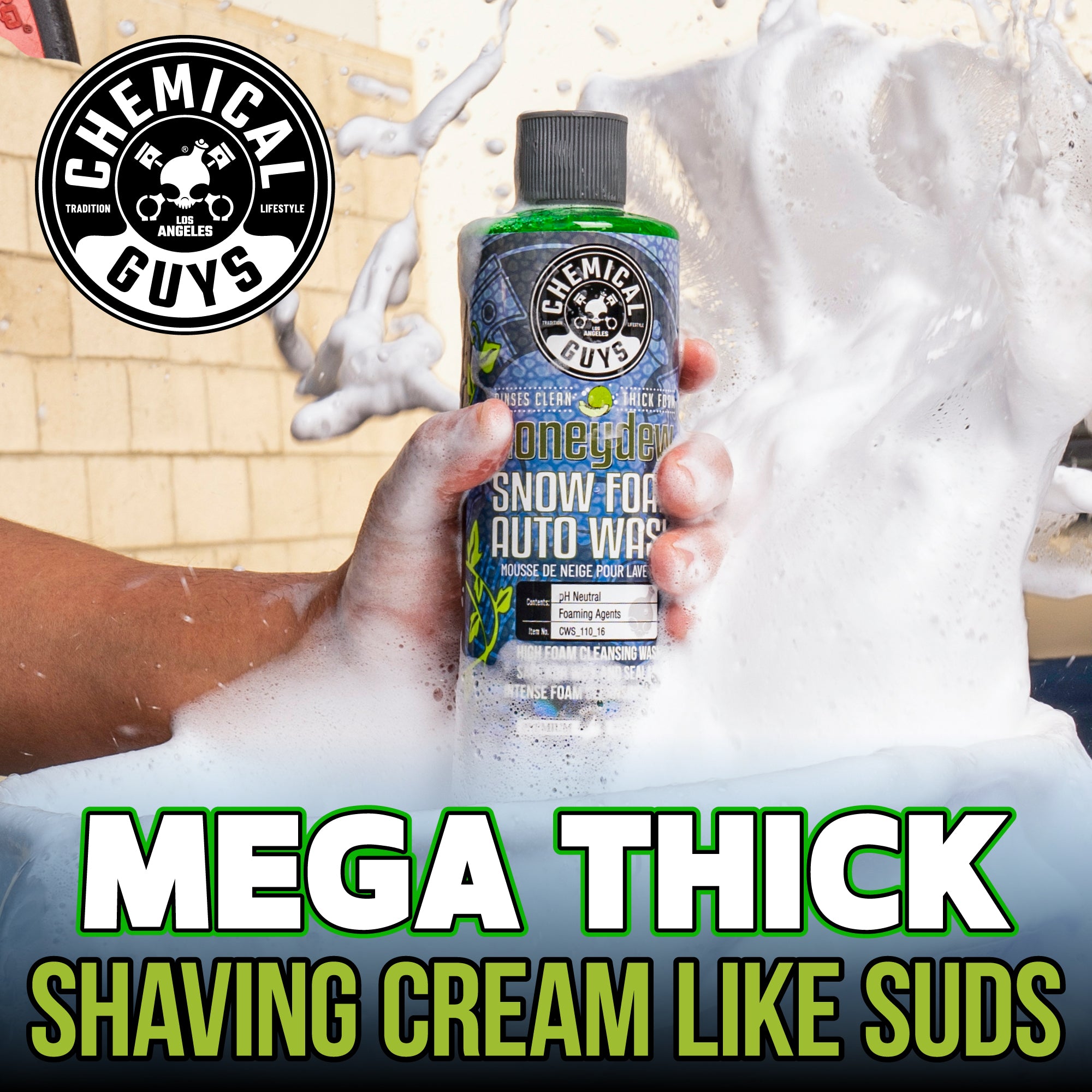 chemical-guys-honeydew-snow-foam-shampoing-auto-16-oz image 3