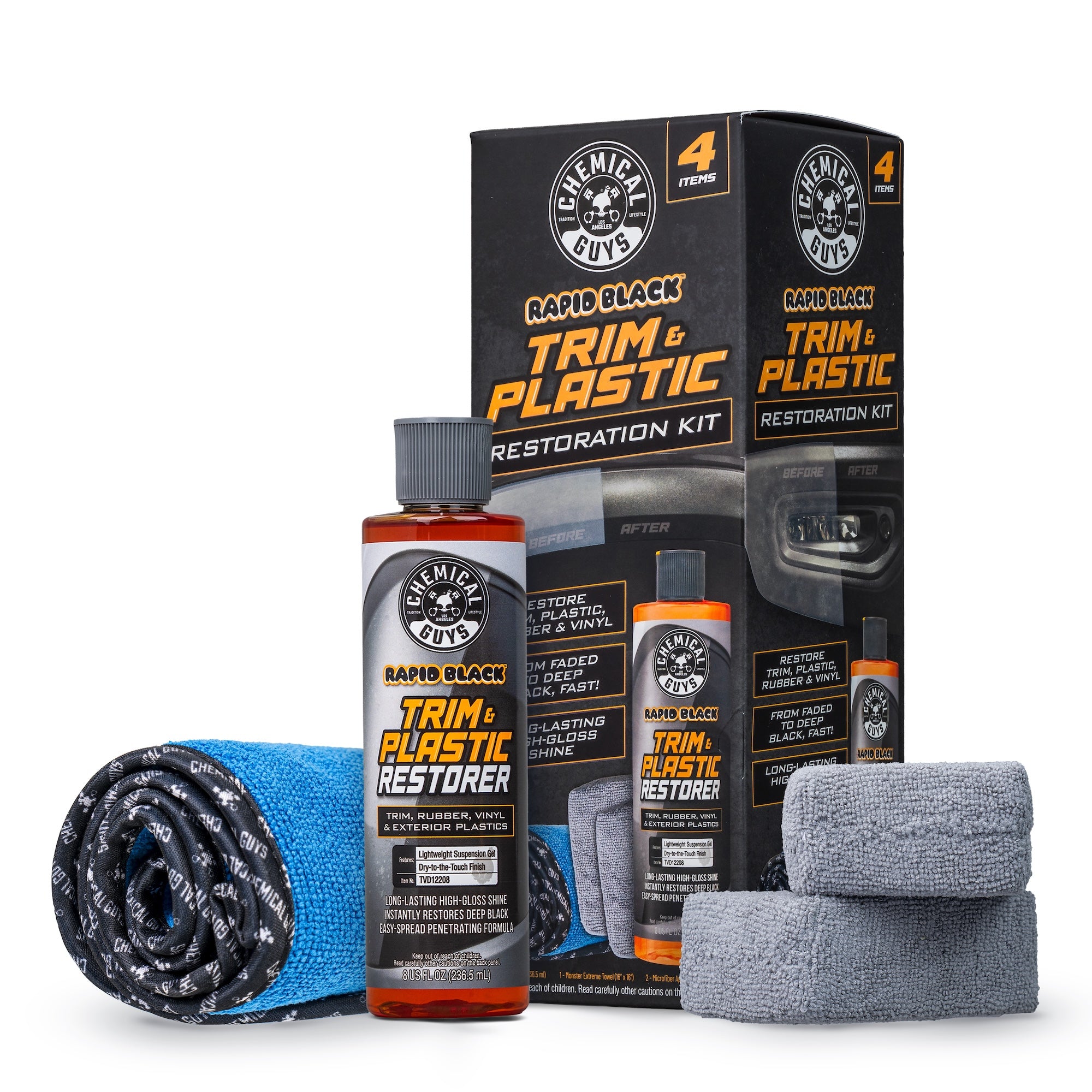 chemical-guys-rapid-black-kit-r-novation-plastique-auto image 1