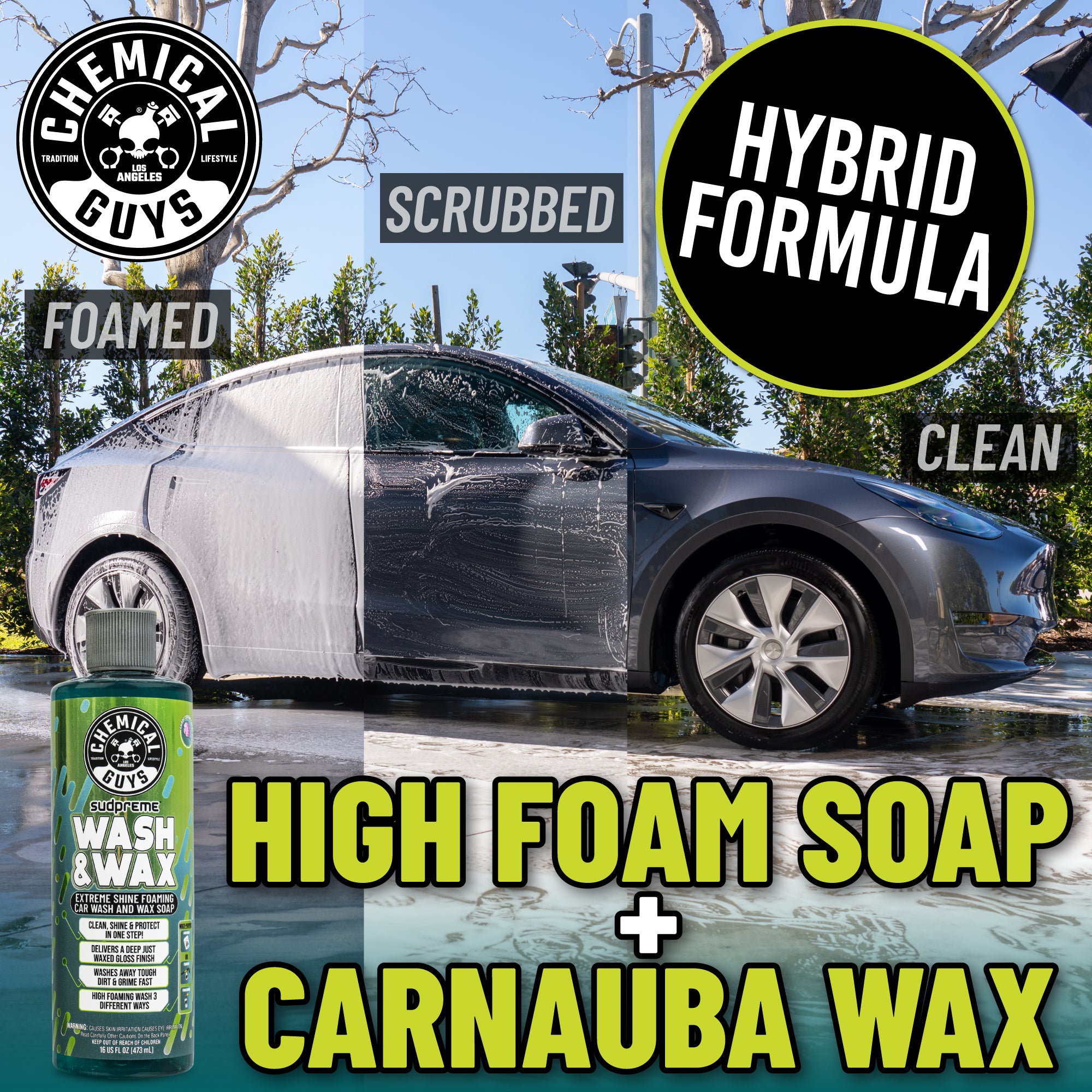 chemical-guys-sudpreme-shampoing-voiture-cire-carnauba-16-oz image 8