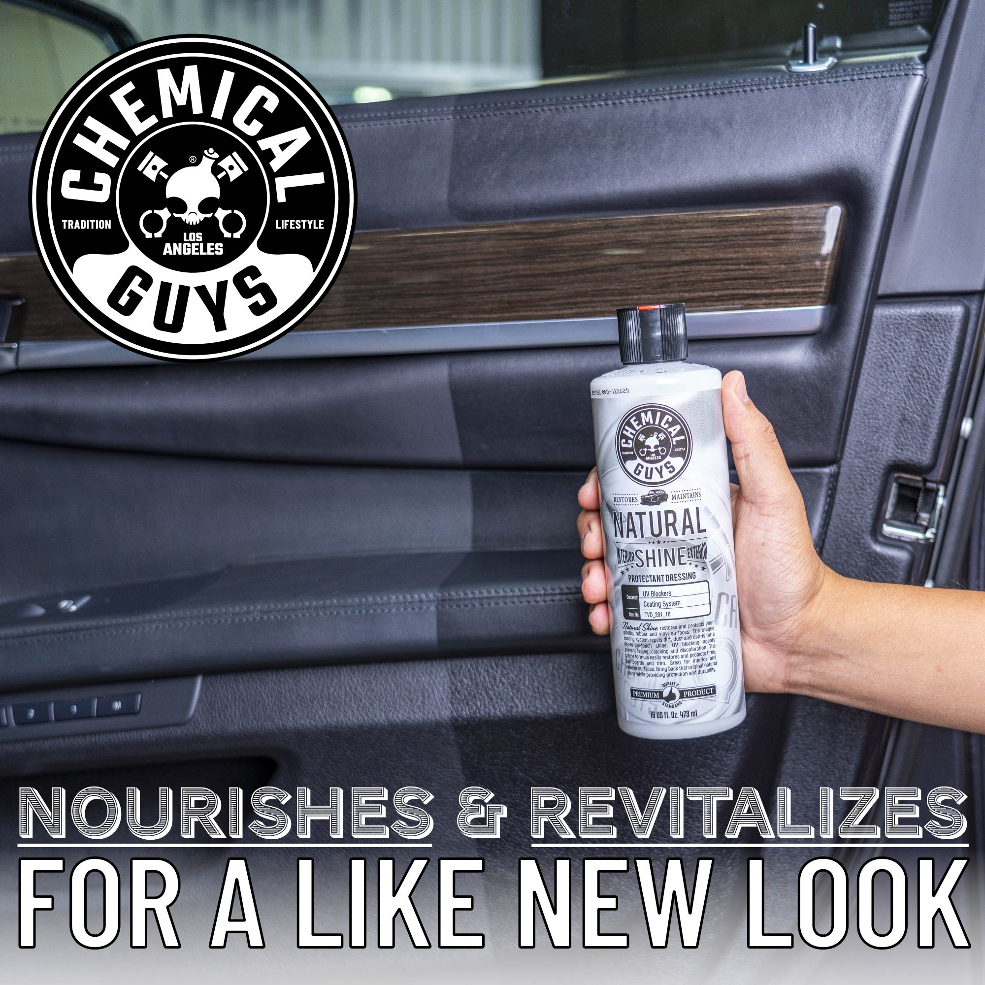 chemical-guys-natural-shine-dressing-plastique-mat-16-oz image 4