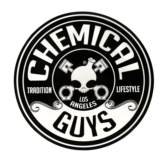 chemical-guys-round-decal-sticker-auto-8-pouces image 1