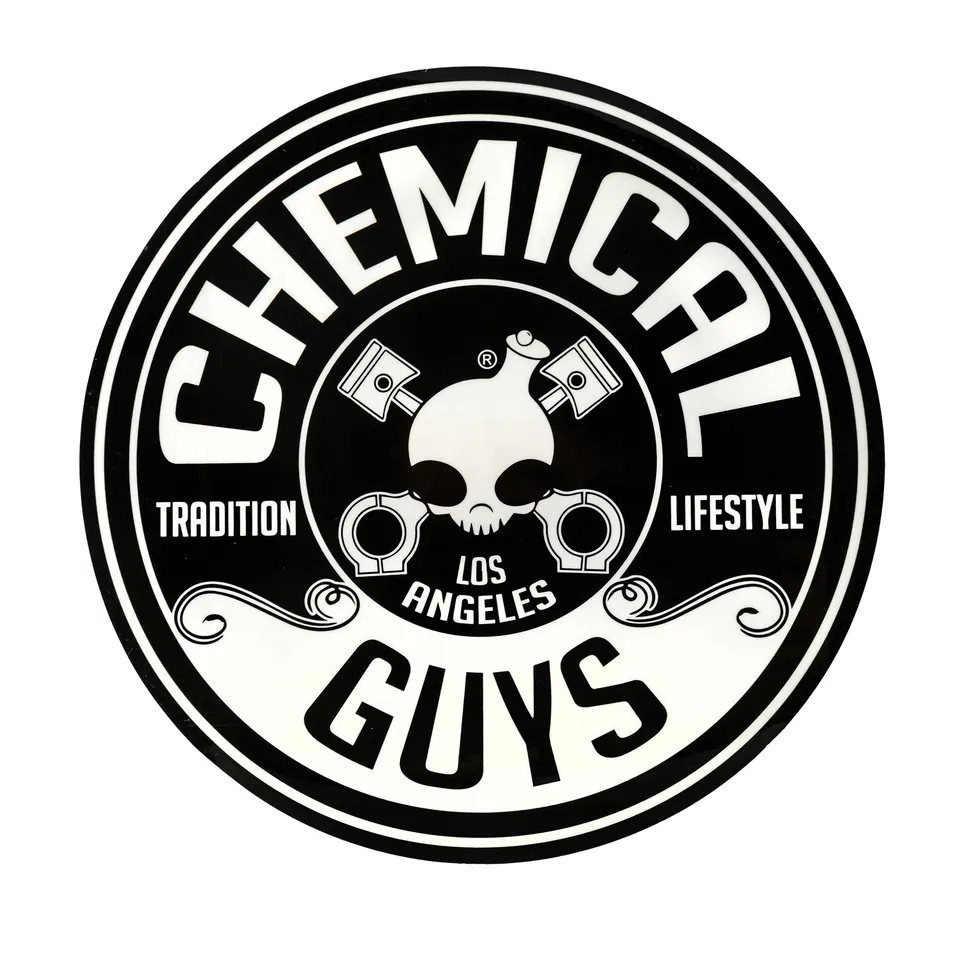 chemical-guys-round-decal-sticker-auto-8-pouces image 1