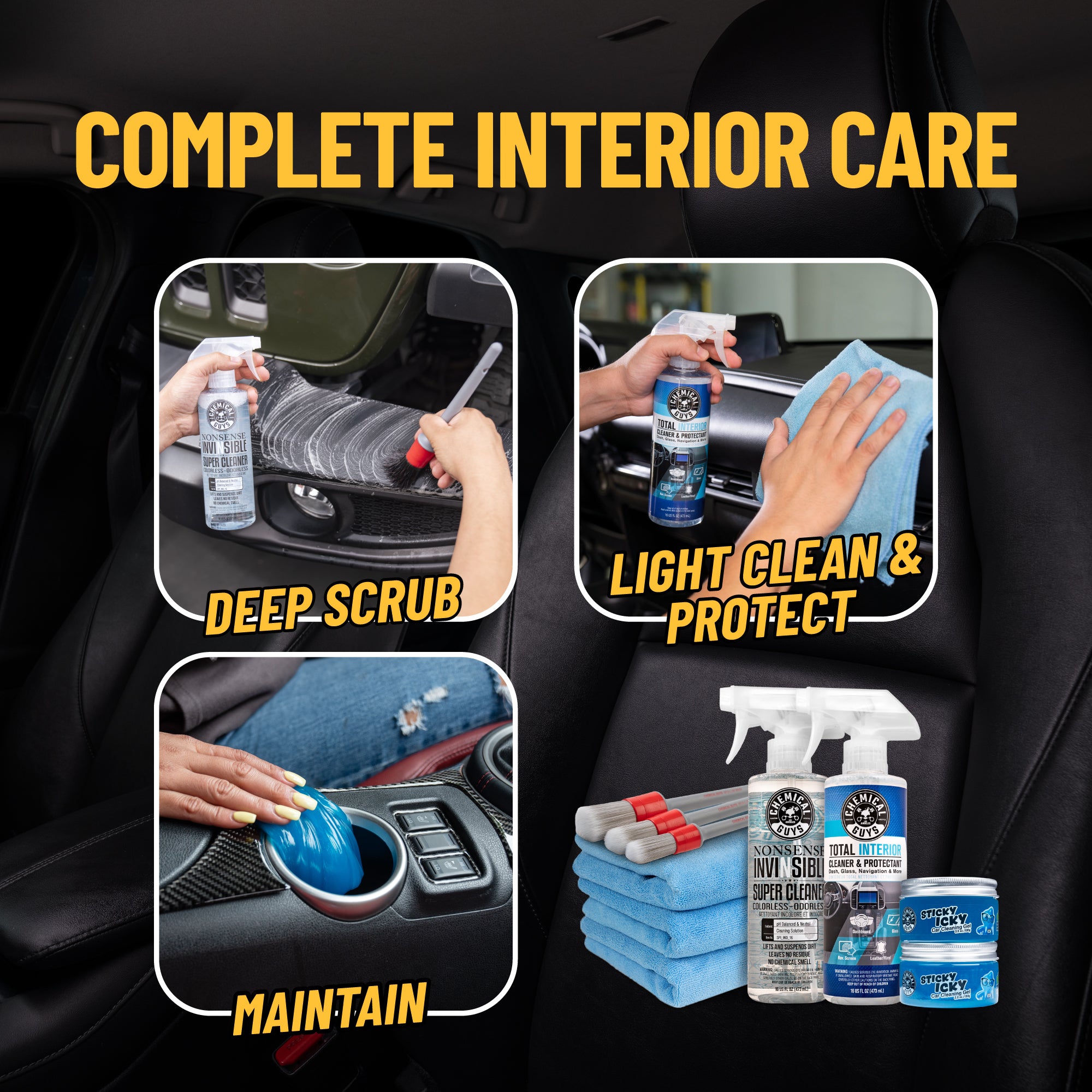 chemical-guys-interior-deep-clean-kit-nettoyage-int-rieur image 3