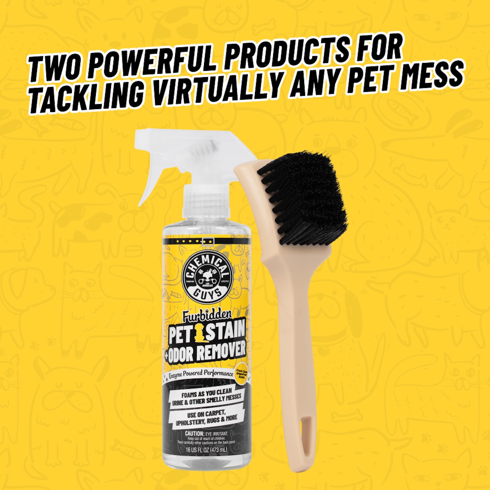 chemical-guys-furbidden-kit-d-tachant-odeur-animaux-brosse image 3