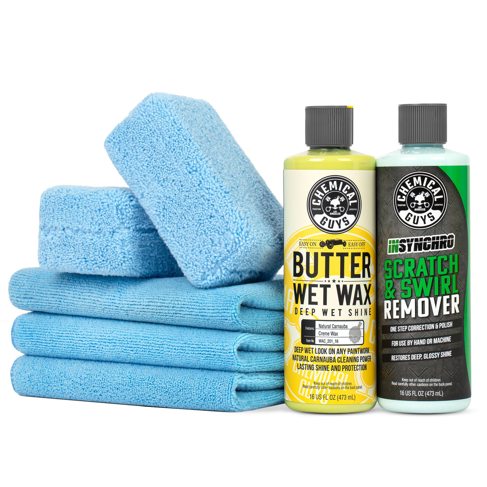 chemical-guys-kit-efface-rayures-transfert-peinture-cire-carnauba image 1