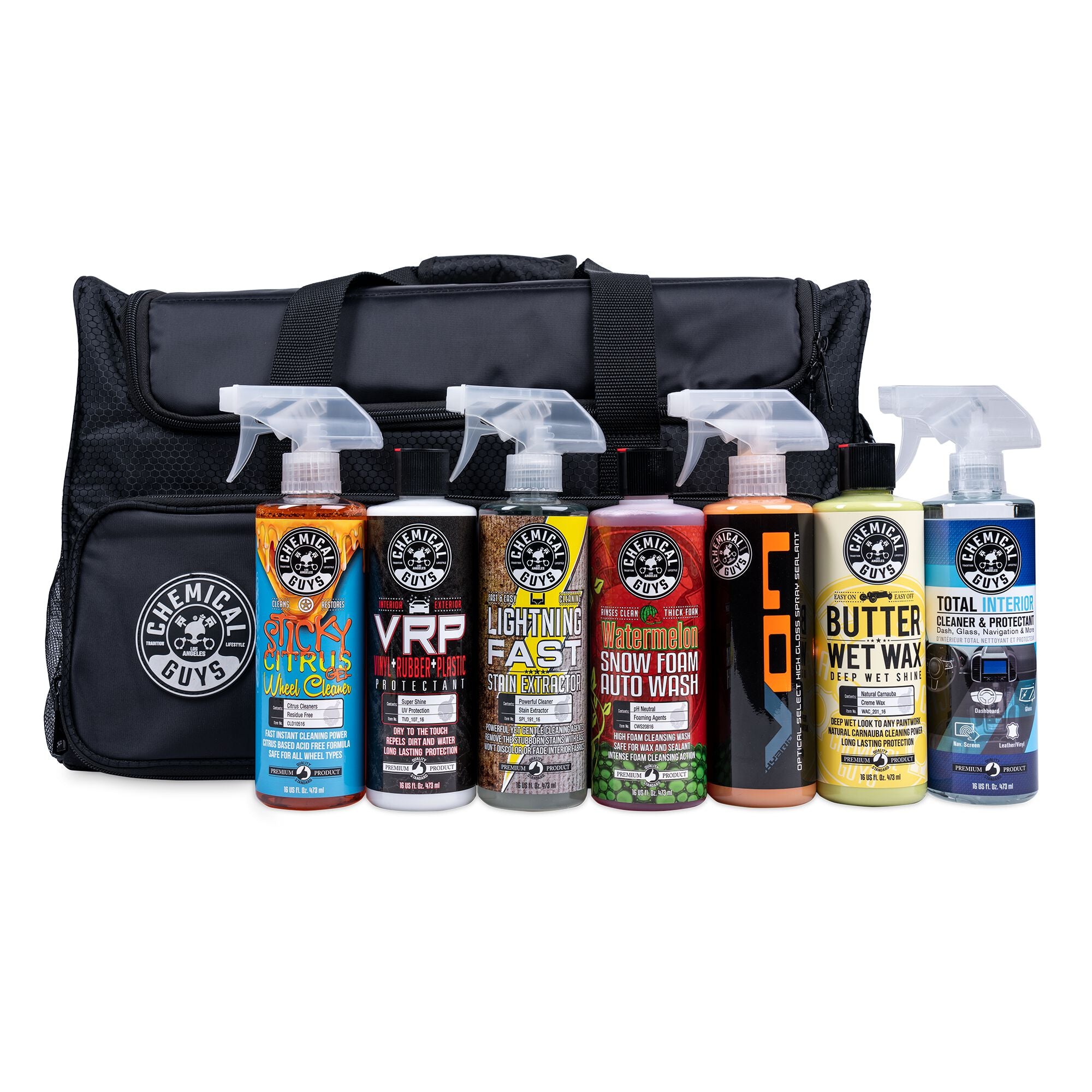 chemical-guys-kit-detailing-lavage-tissu-sac-coffre image 1