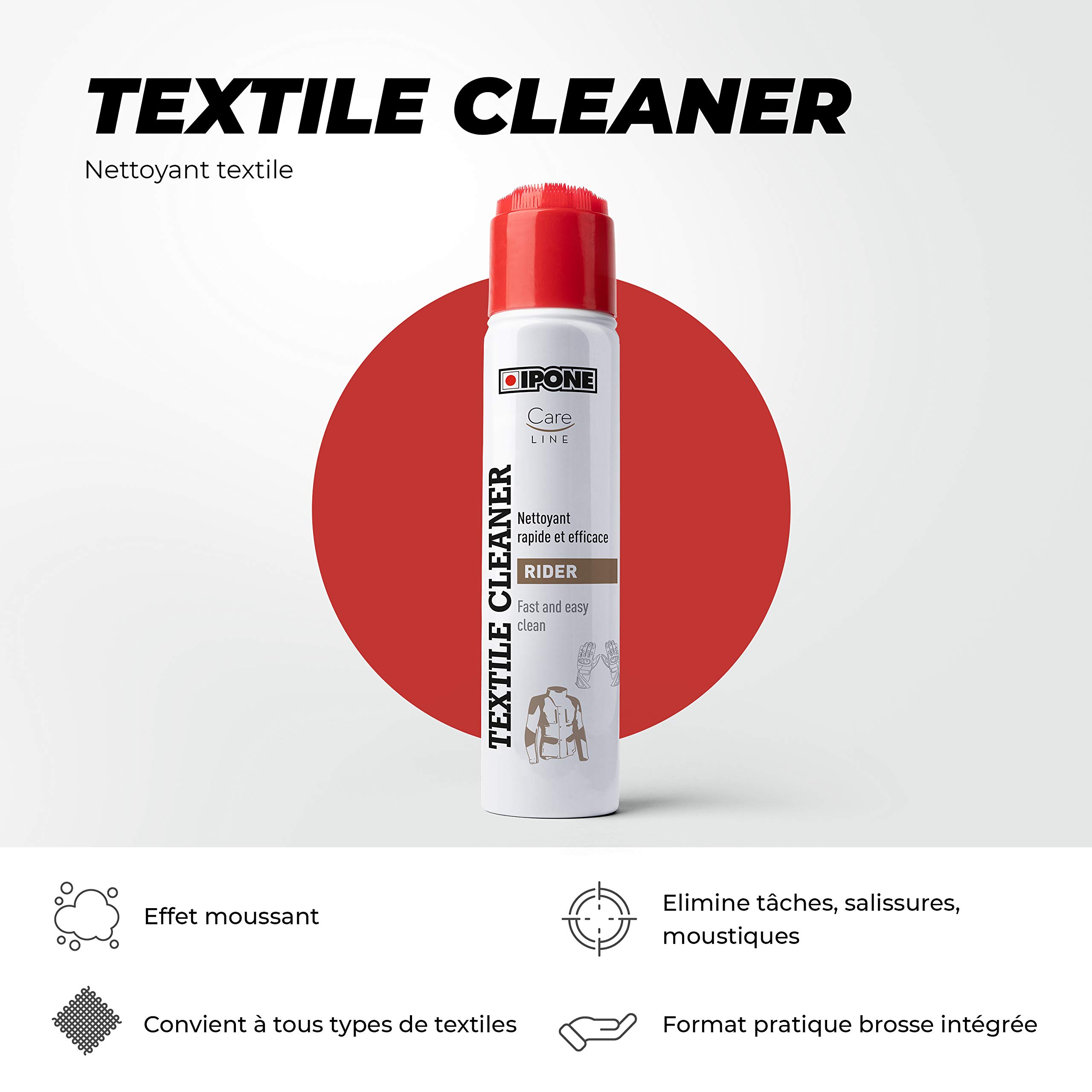 ipone-textile-cleaner-mousse-nettoyante-textile-moto-300-ml-brosse image 3