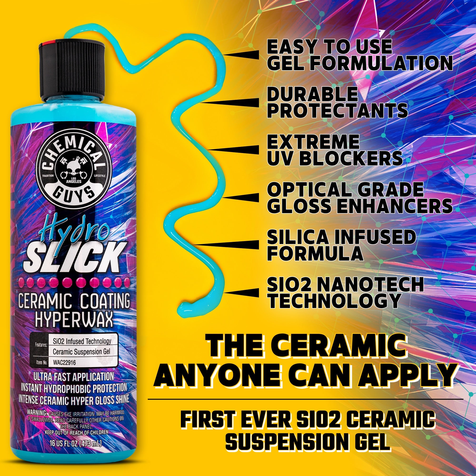 chemical-guys-hydroslick-cire-c-ramique-auto-hyperwax-473-ml image 3