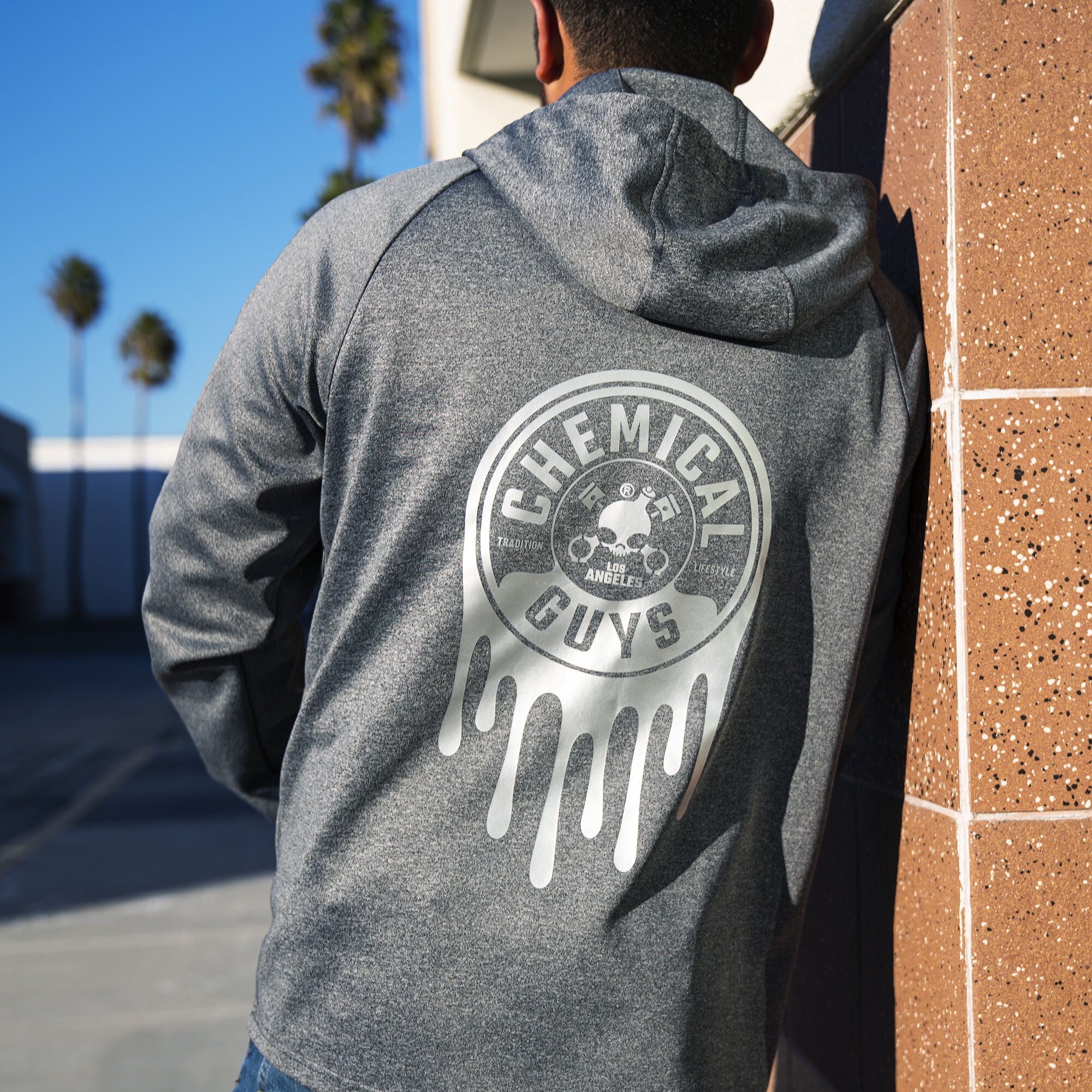 chemical-guys-quarter-zip-drip-sweat-capuche-noir image 4
