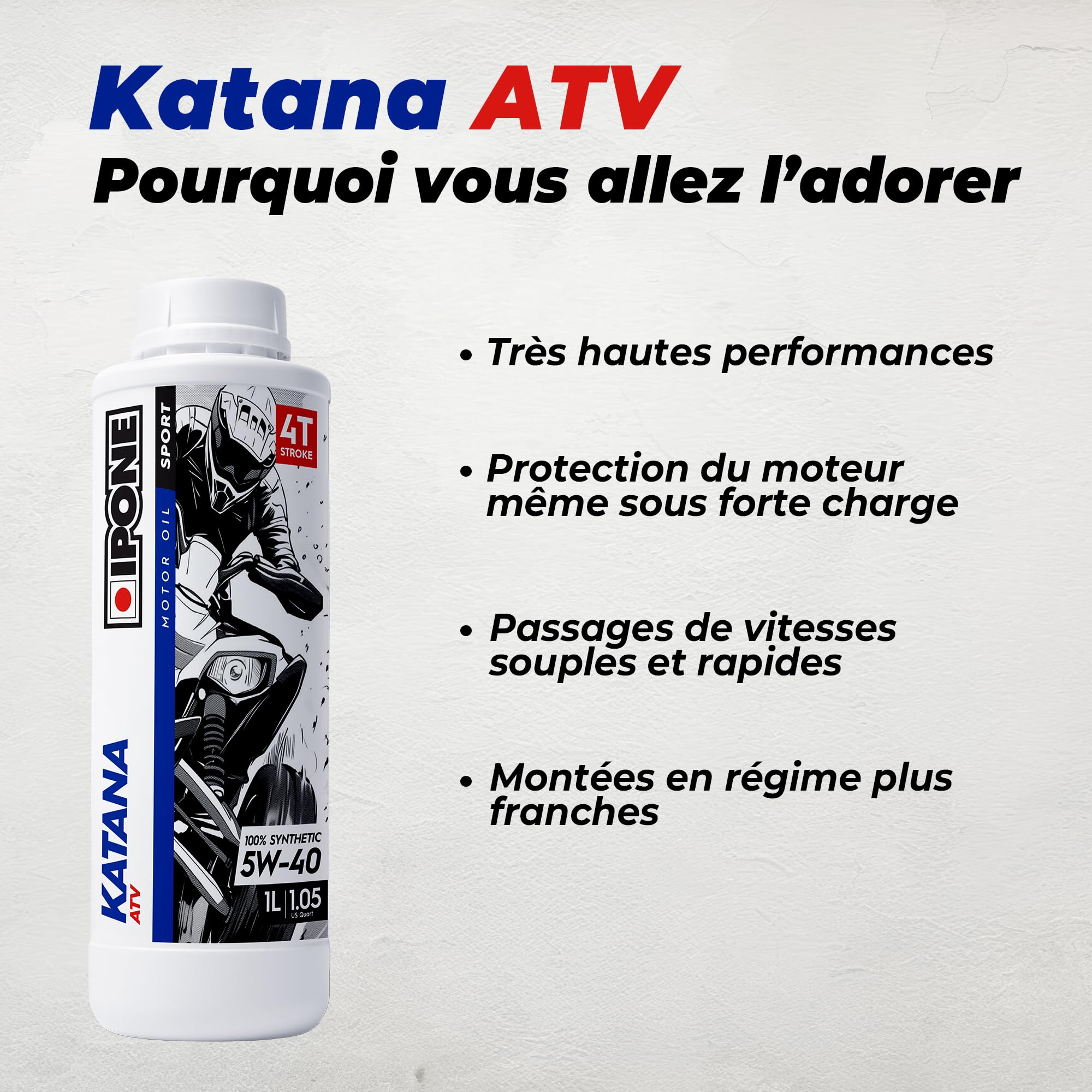ipone-katana-atv-5w40-huile-moteur-quad-4t-1l-synth-tique image 2