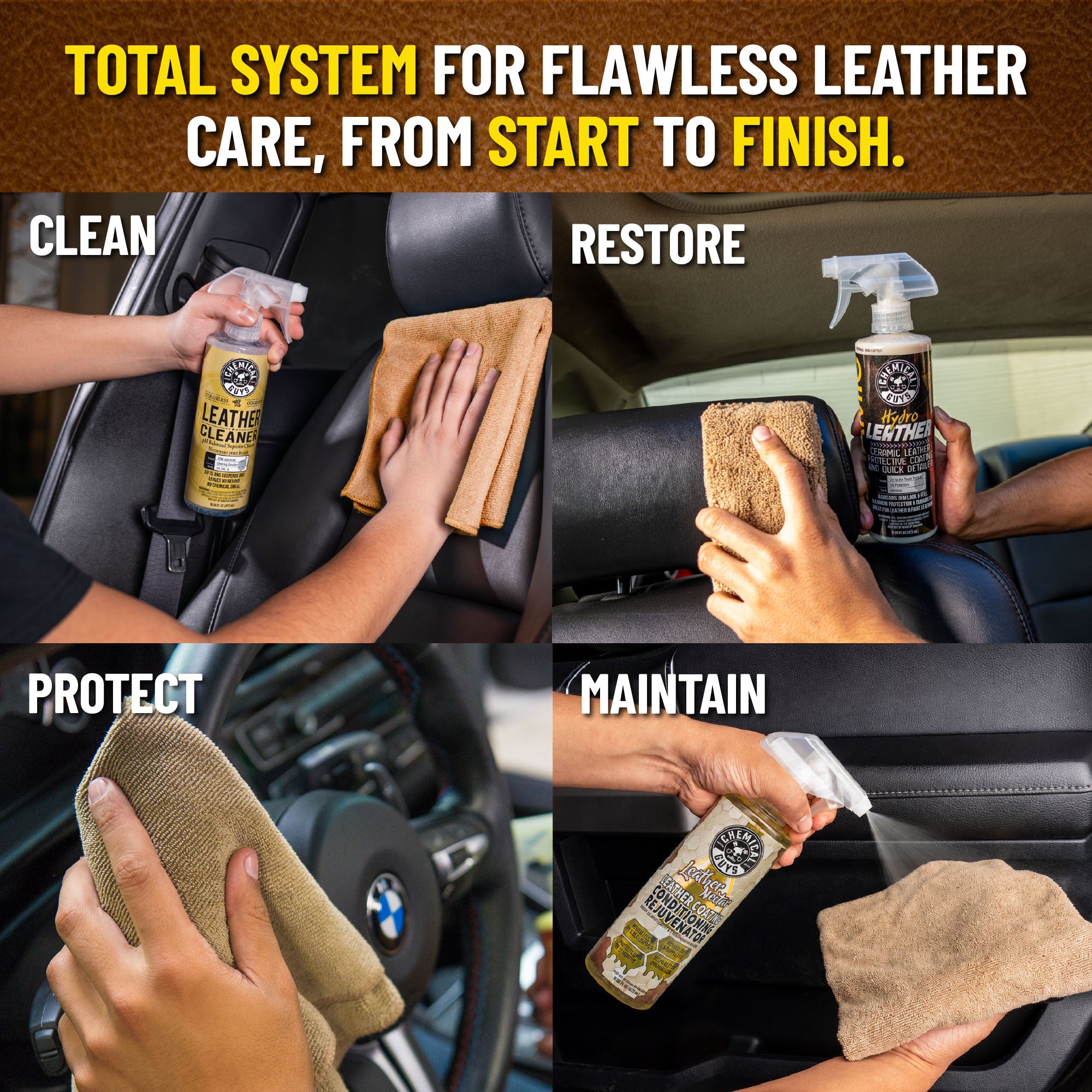 chemical-guys-leather-care-arsenal-kit-cuir-voiture image 4
