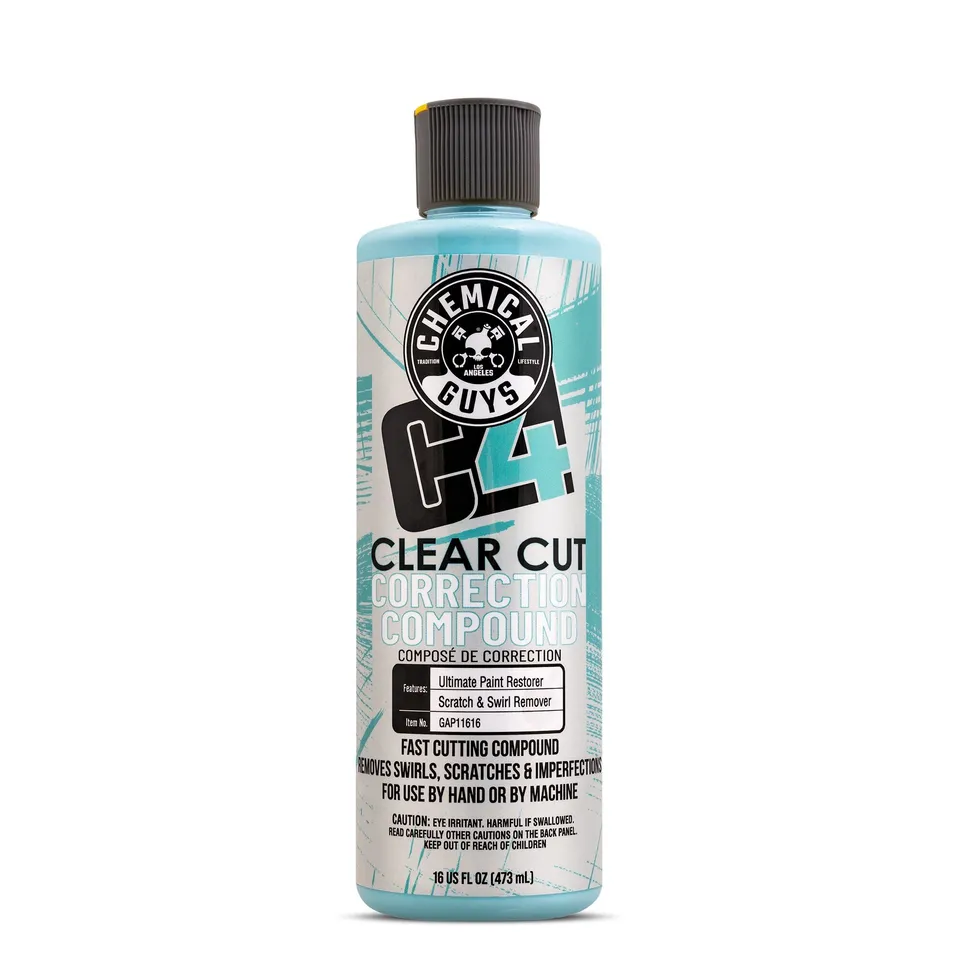 chemical-guys-c4-clear-cut-polish-correction-compound-16-oz image 1