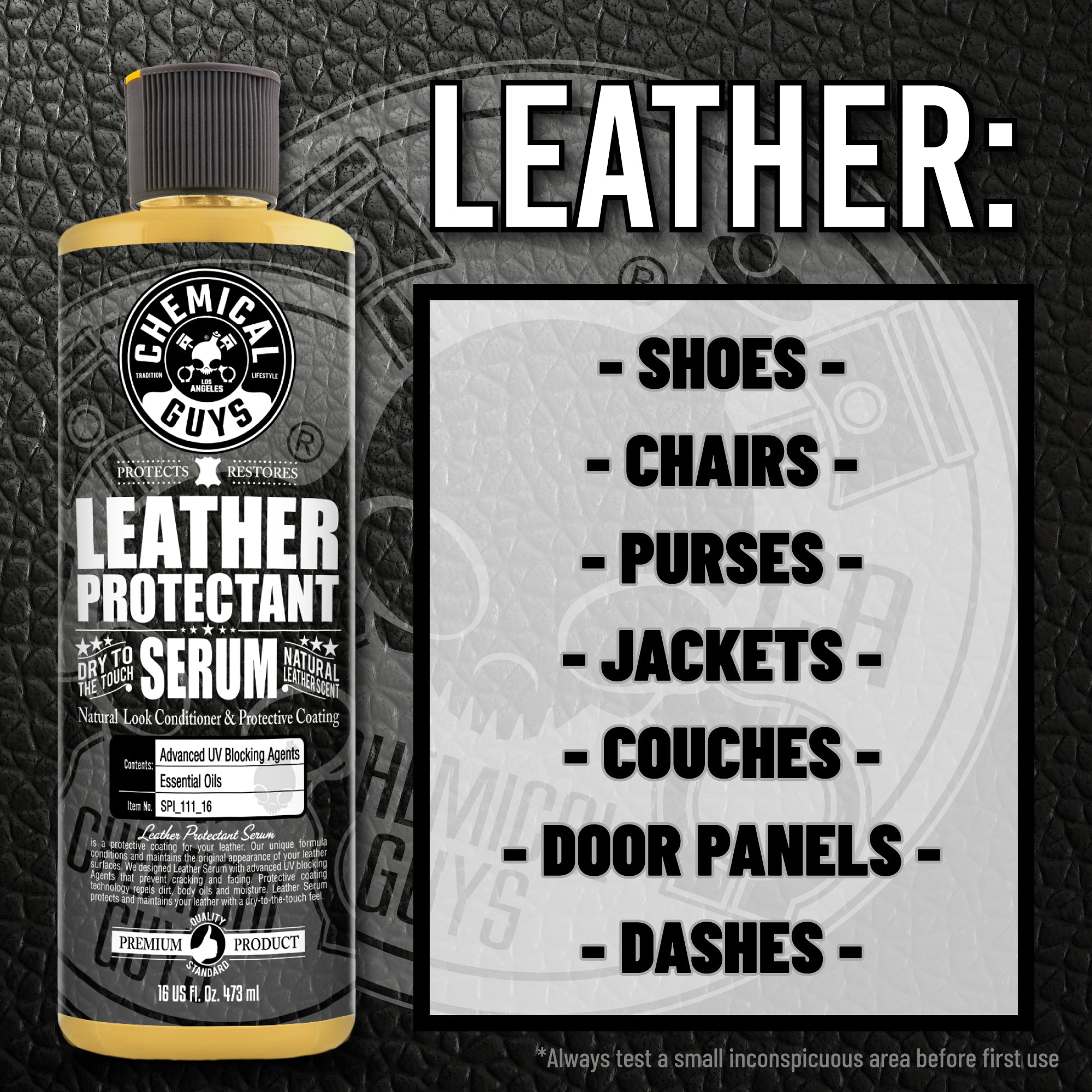 chemical-guys-leather-serum-protecteur-cuir-auto-473-ml image 3