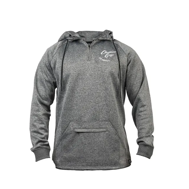 chemical-guys-quarter-zip-drip-sweat-capuche-noir image 1
