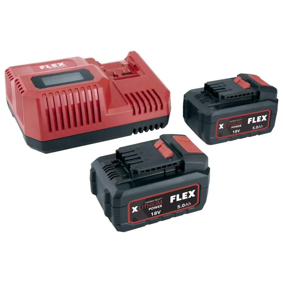flex-p-set-55-r-bs-pack-batteries-18v-5ah-chargeur image 1