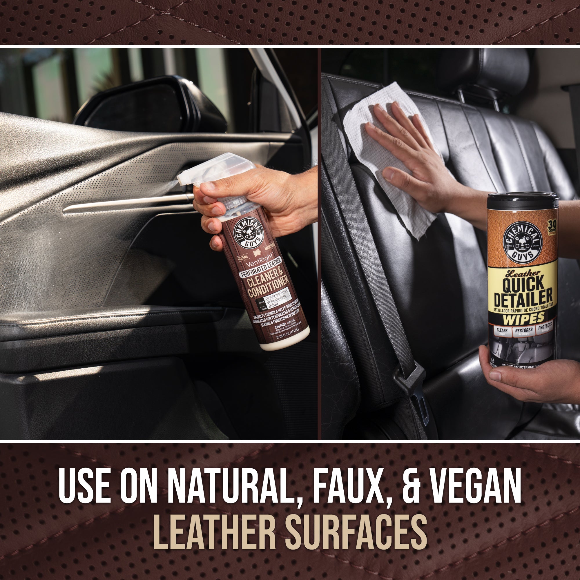 chemical-guys-leather-kit-cuir-perfor-lingettes-auto image 6