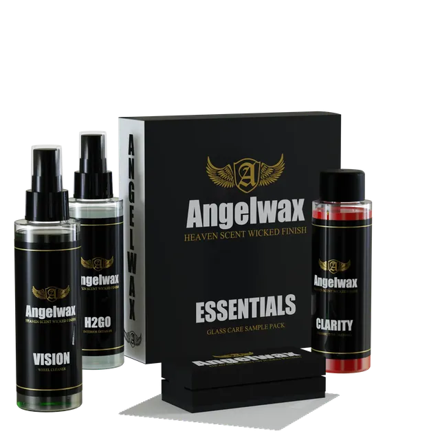 angelwax-glass-care-kit-vitres-auto-vision-h2go-clarity-3x100ml image 1