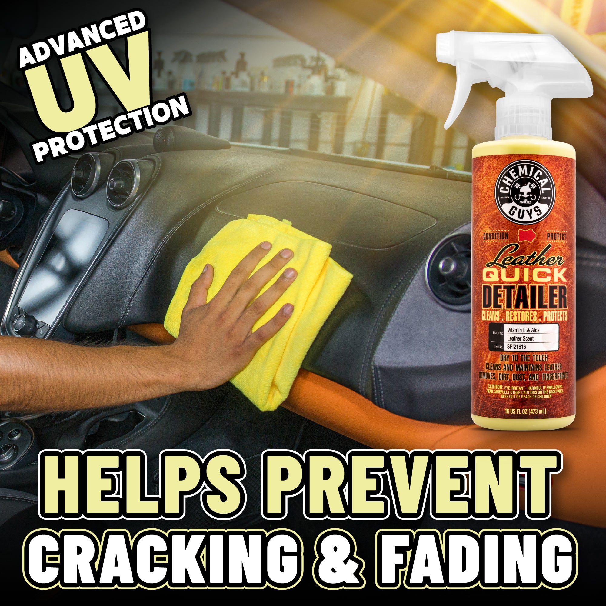 chemical-guys-leather-quick-detailer-nettoyant-cuir-mat-473-ml image 3