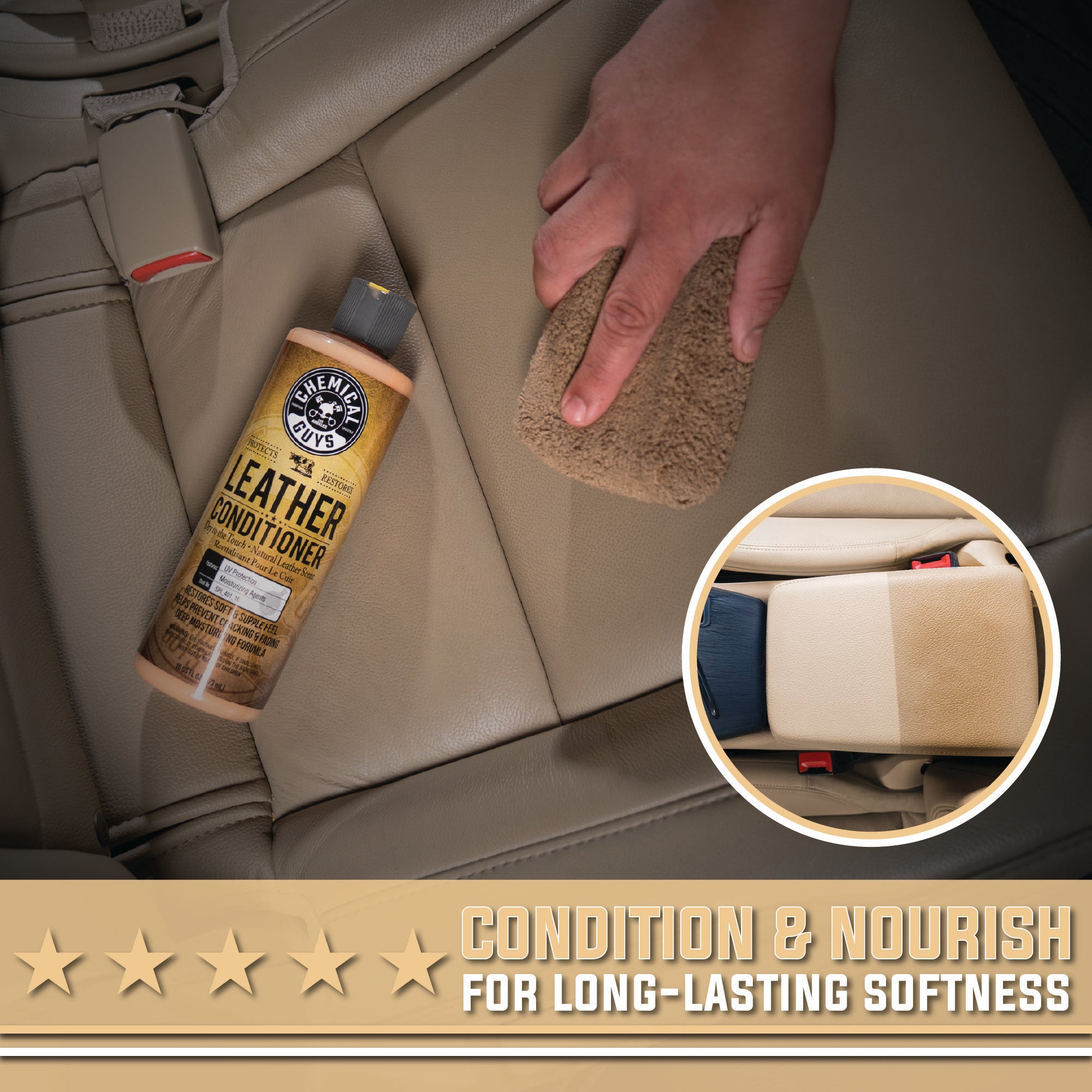 chemical-guys-leather-care-kit-cuir-voiture-16-oz-4-oz image 4