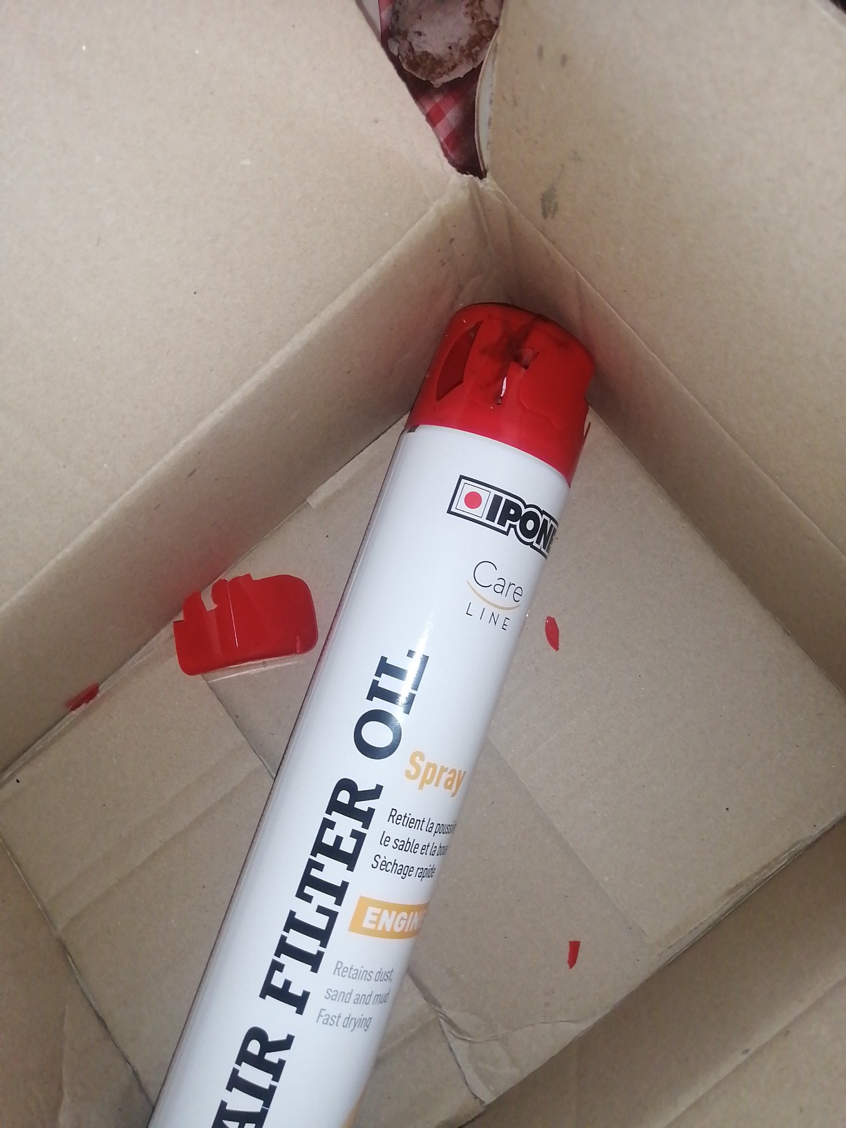 Filtre collant