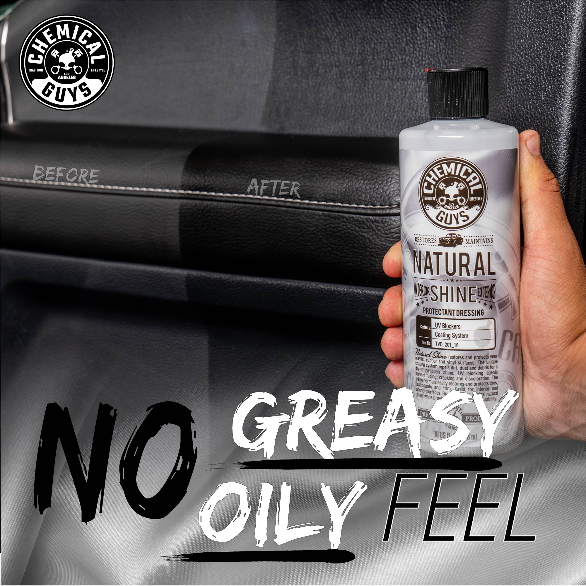 chemical-guys-natural-shine-dressing-plastique-mat-16-oz image 5