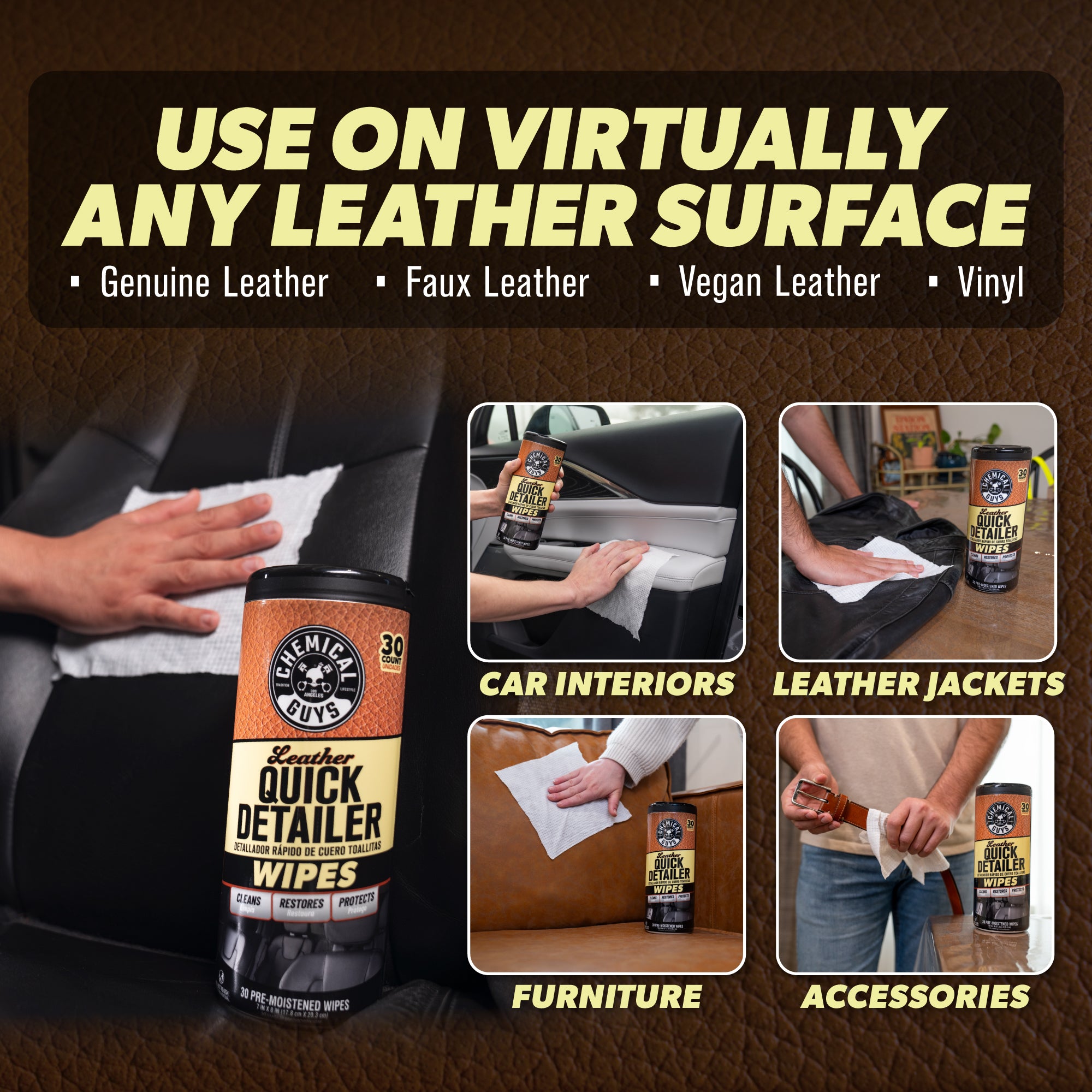 chemical-guys-leather-lingette-cuir-voiture-protection image 3