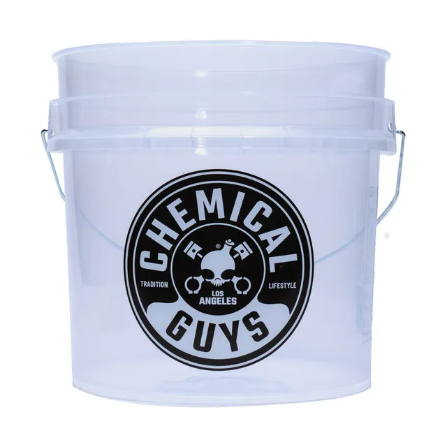 chemical-guys-seau-lavage-voiture-transparent-16-l-robuste image 1