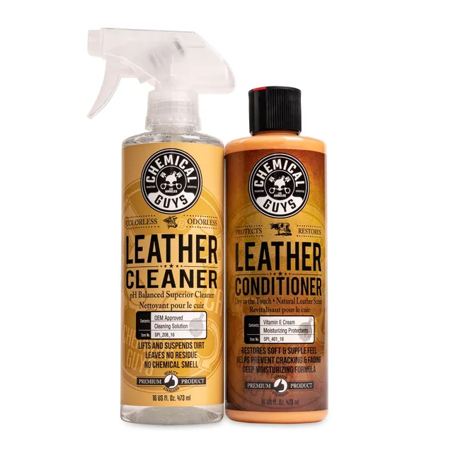 chemical-guys-leather-care-kit-cuir-voiture-16-oz-4-oz image 1
