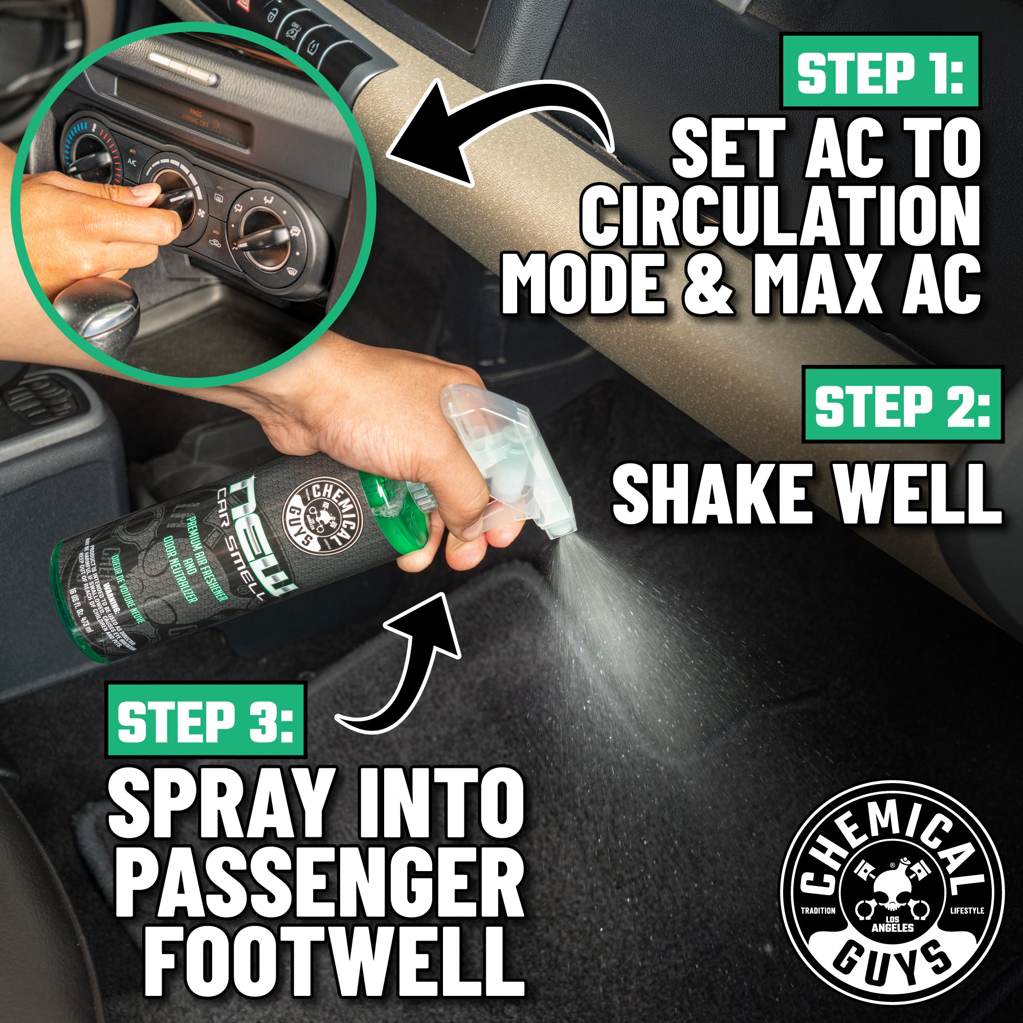 chemical-guys-air-freshener-spray-parfum-voiture-new-car-16-oz image 2