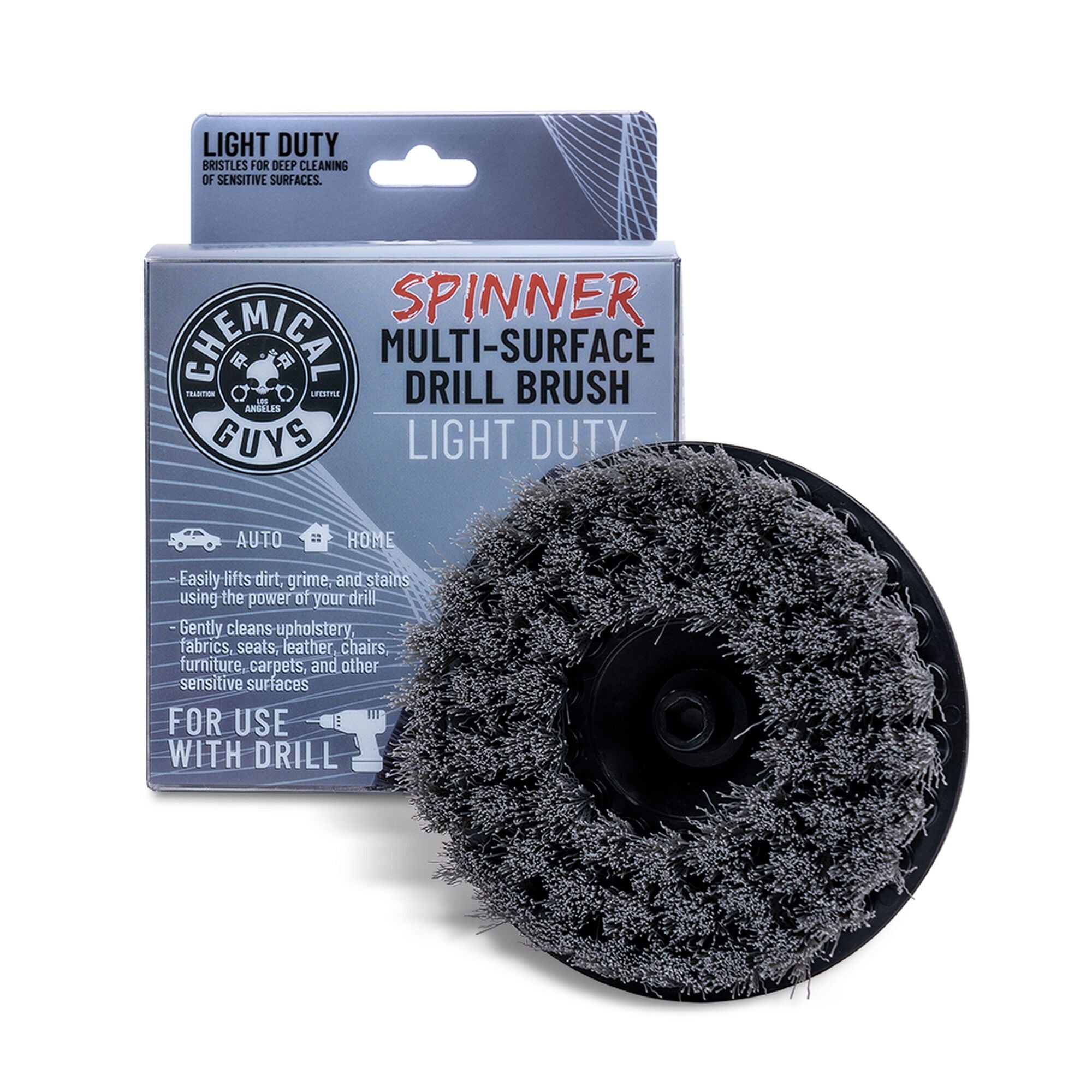 chemical-guys-interior-brushes-spinner-brosse-perceuse-tissu-extra-douce image 1