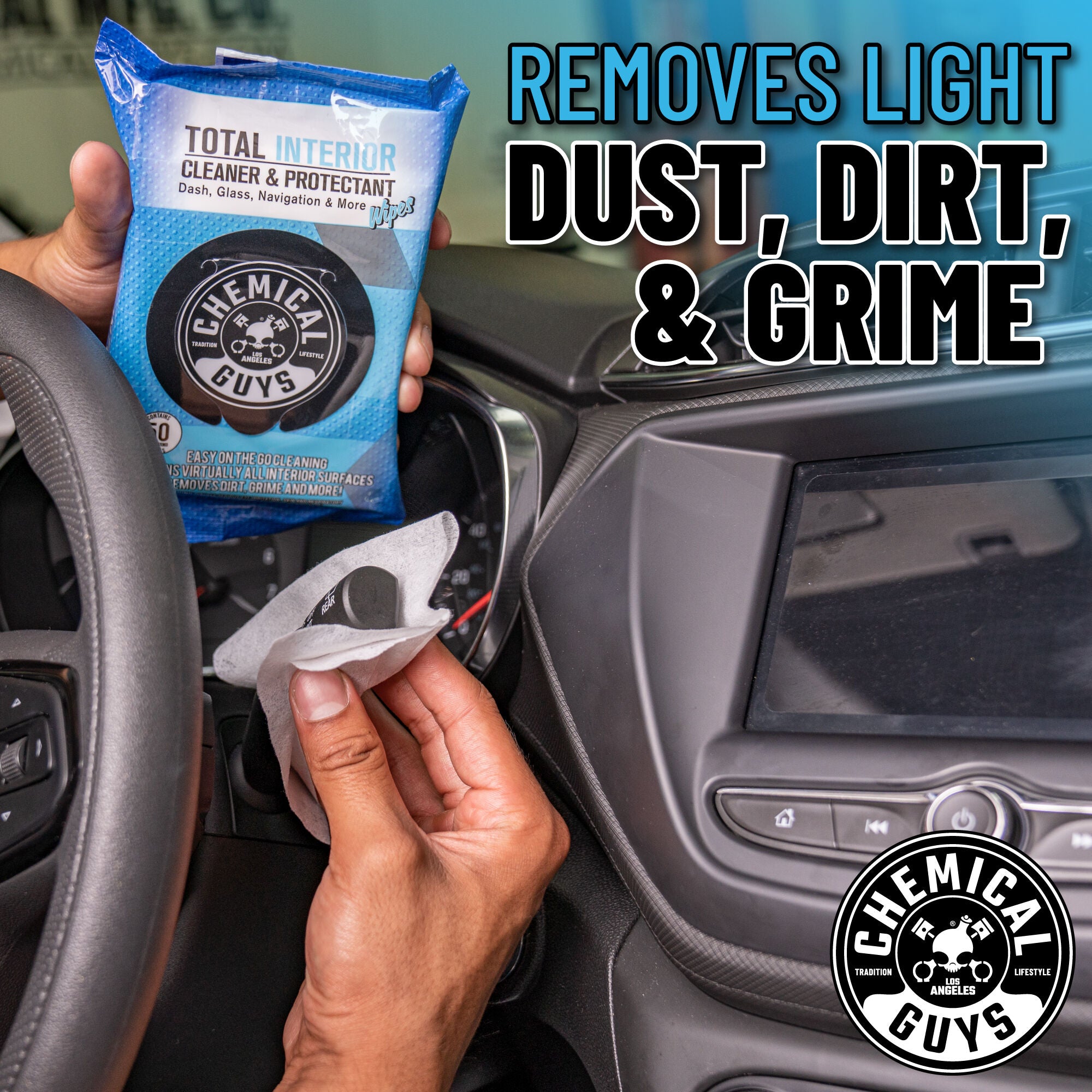chemical-guys-total-interior-cleaner-lingettes-voiture-int-rieur-protection image 8