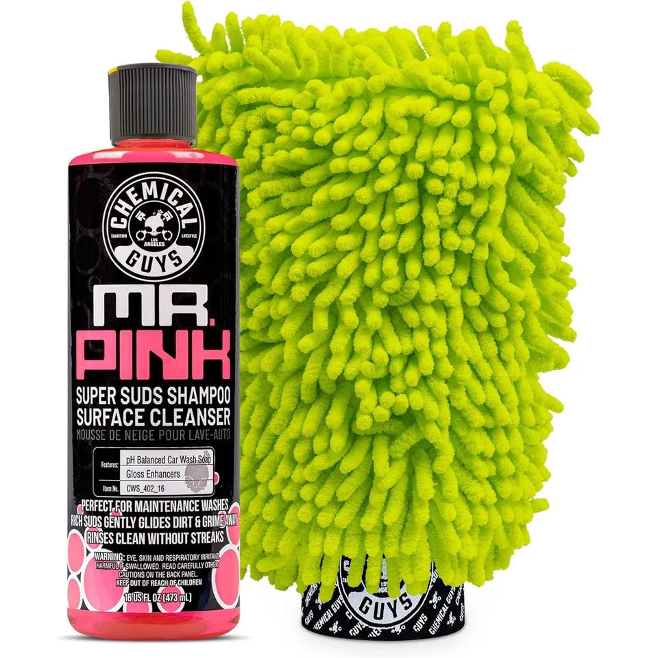 chemical-guys-mr-pink-shampoing-auto-bundle-lavage-doux image 1