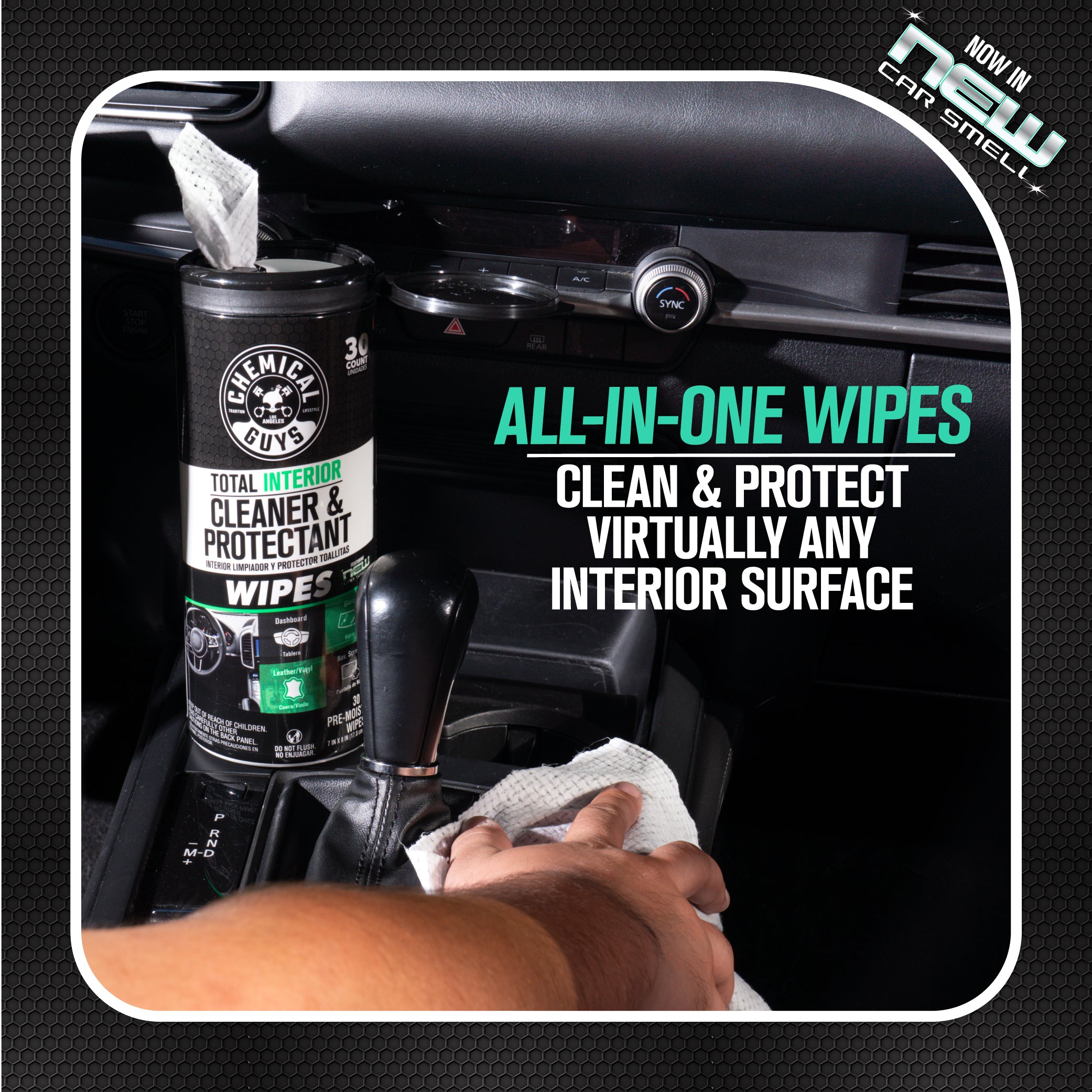 chemical-guys-total-interior-wipes-3-pack-new-car image 2