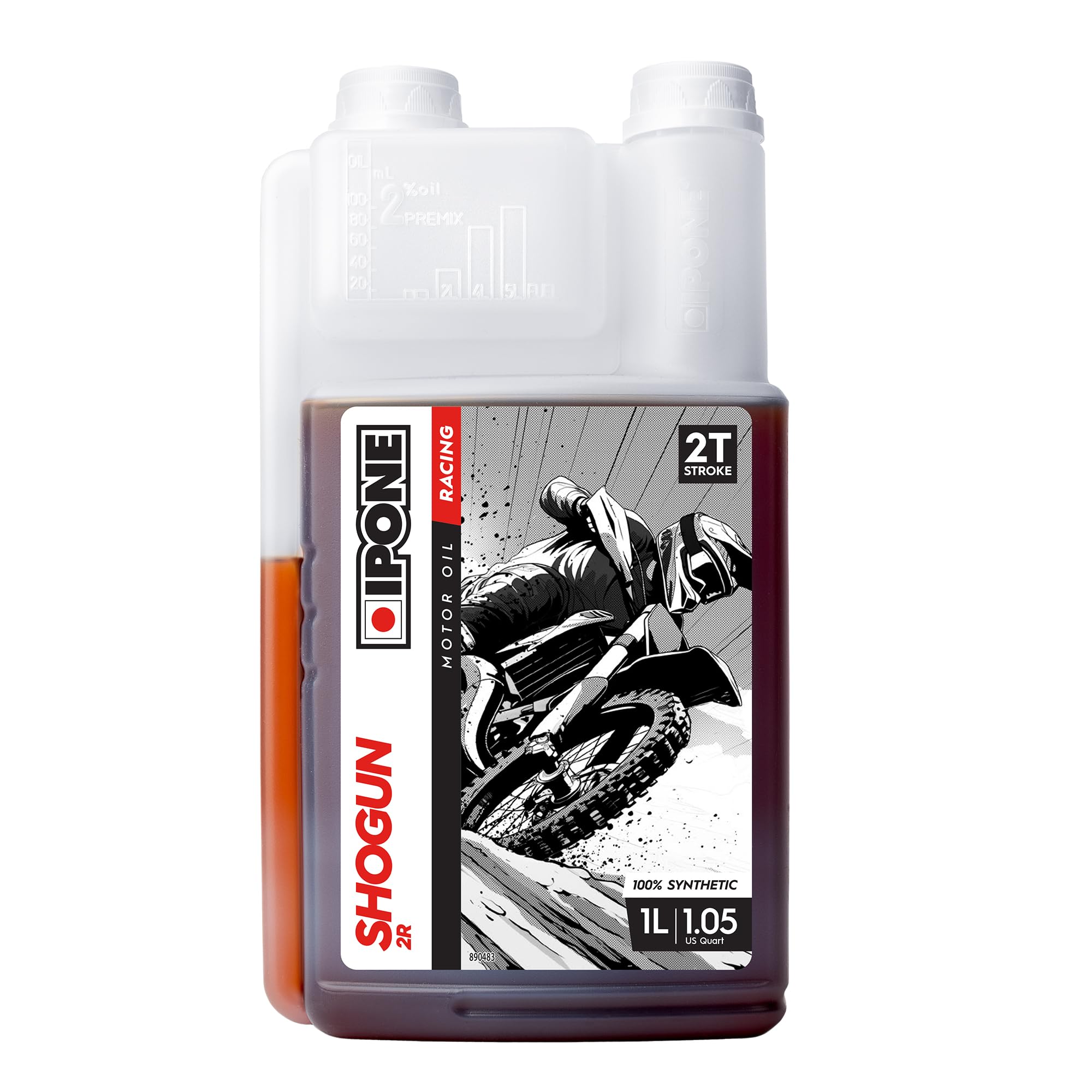 ipone-shogun-2r-huile-moteur-2-temps-1-l-racing image 1