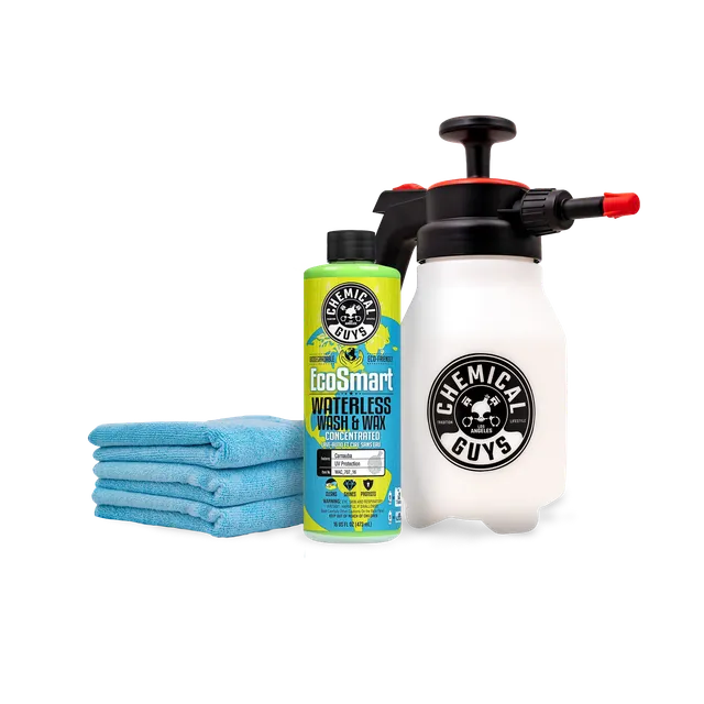chemical-guys-kits-wash-wax-atomizer-kit-lavage-sans-eau-serviette image 1