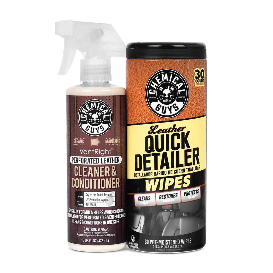 chemical-guys-leather-kit-cuir-perfor-lingettes-auto image 1