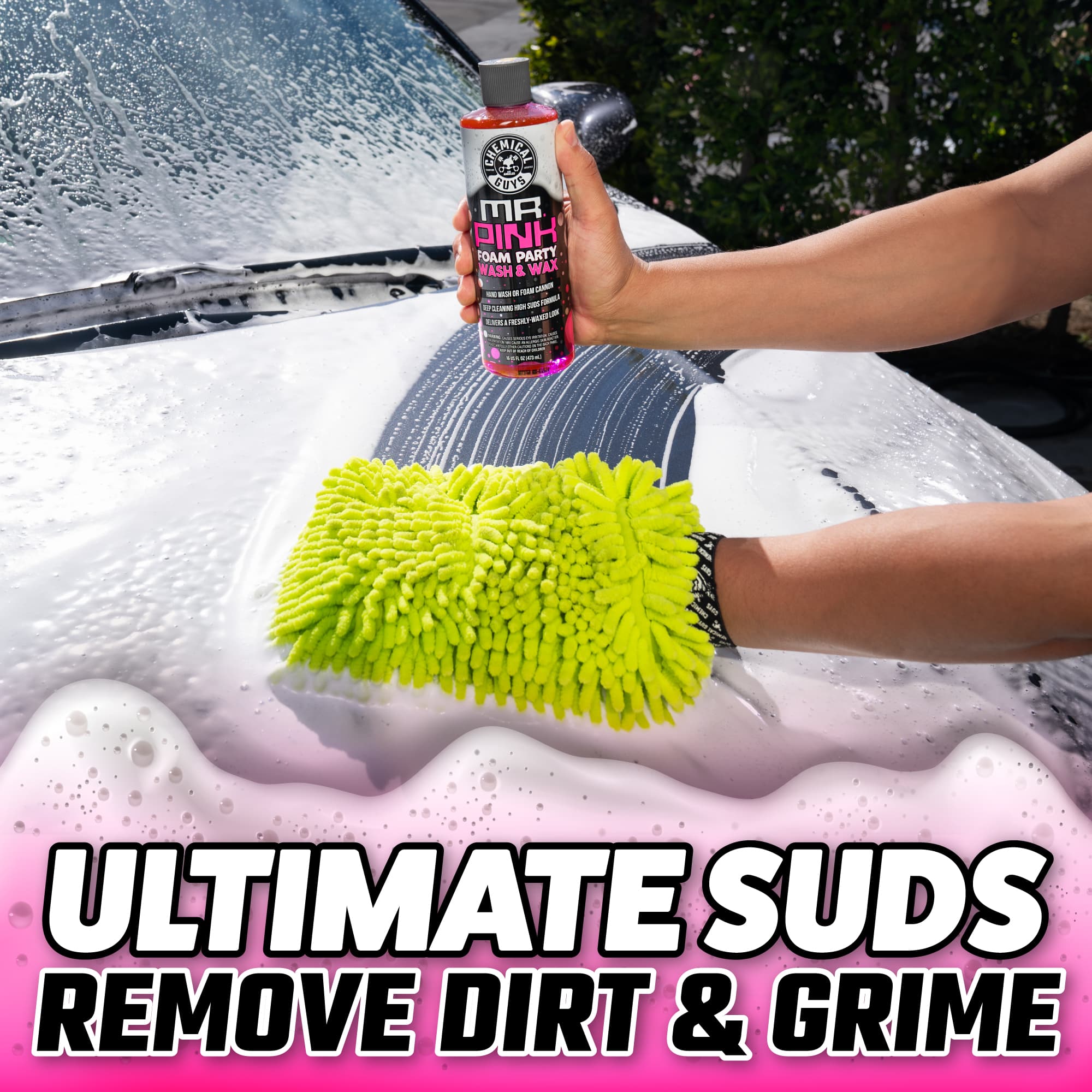 chemical-guys-mr-pink-foam-party-shampoing-auto-mousse-cire-16-oz image 4