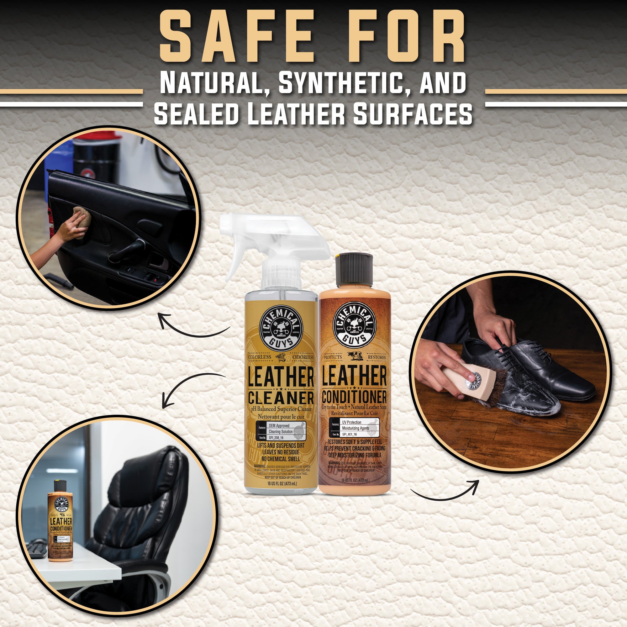 chemical-guys-leather-care-arsenal-kit-cuir-voiture image 5