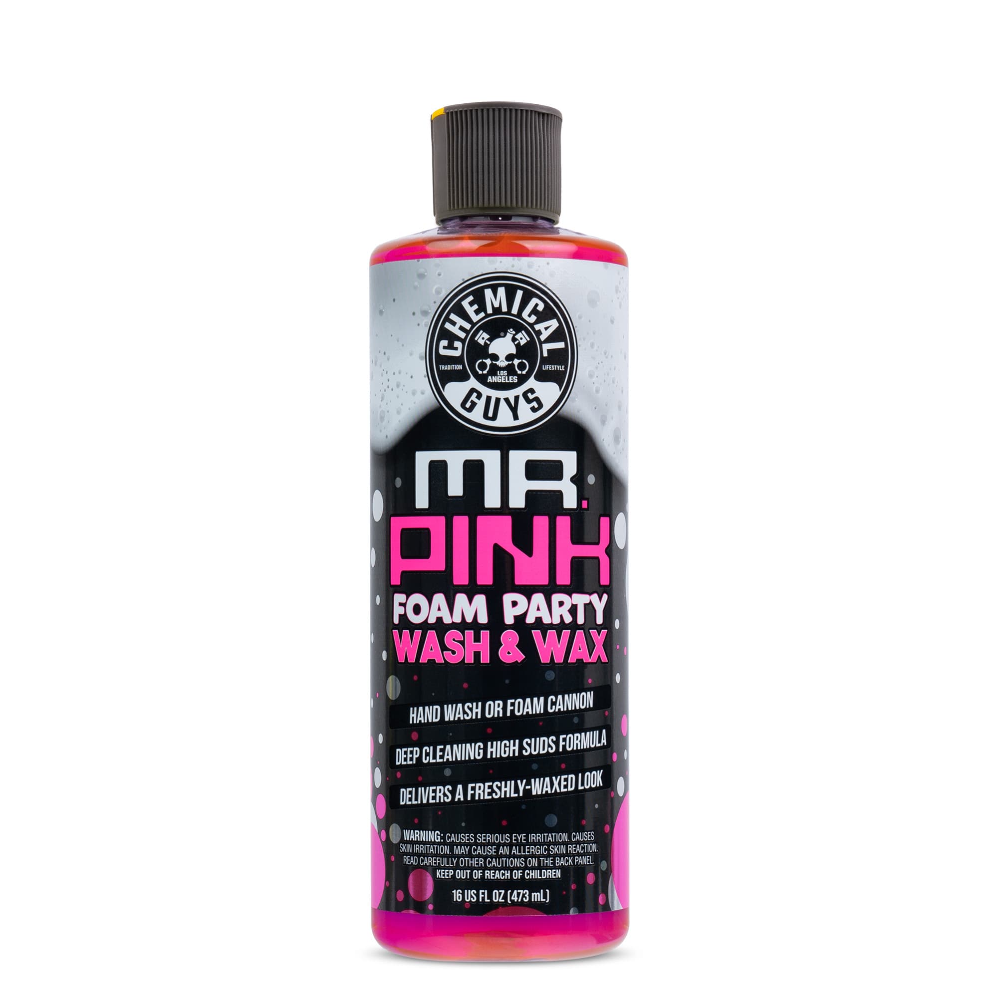 chemical-guys-mr-pink-foam-party-shampoing-auto-mousse-cire-16-oz image 1