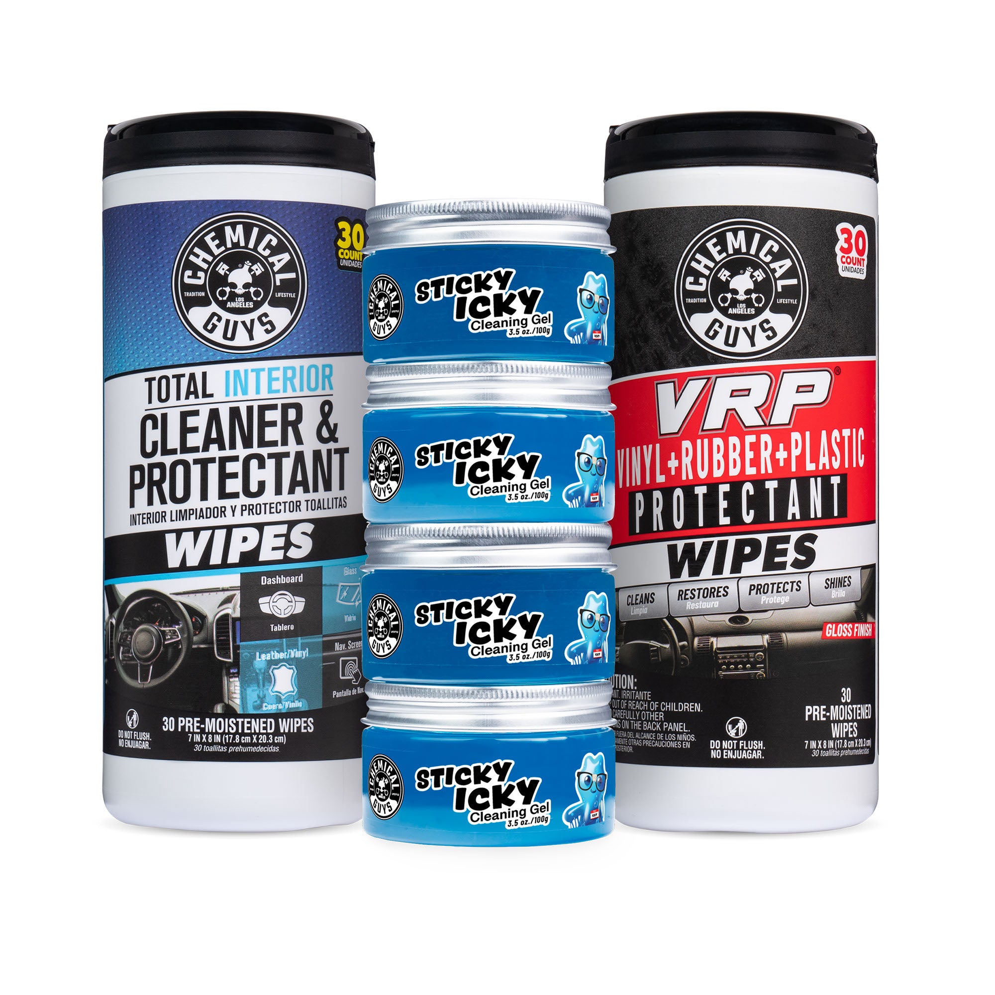 chemical-guys-sticky-icky-wipes-kit-lingettes-int-rieur image 1