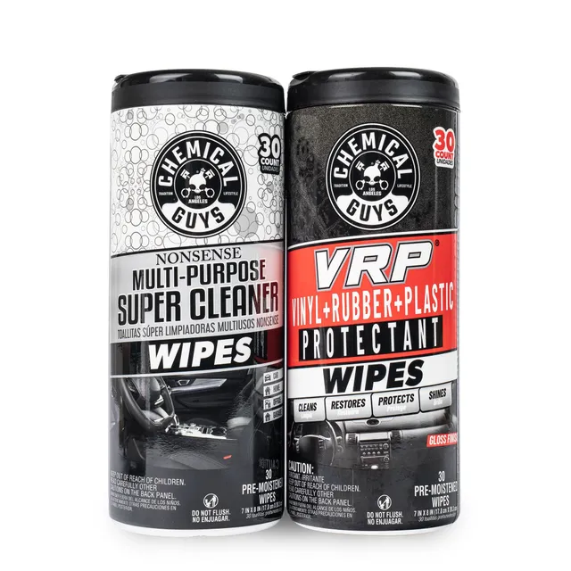 chemical-guys-vrp-nonsense-kit-lingettes-vinyle-plastique-auto image 1