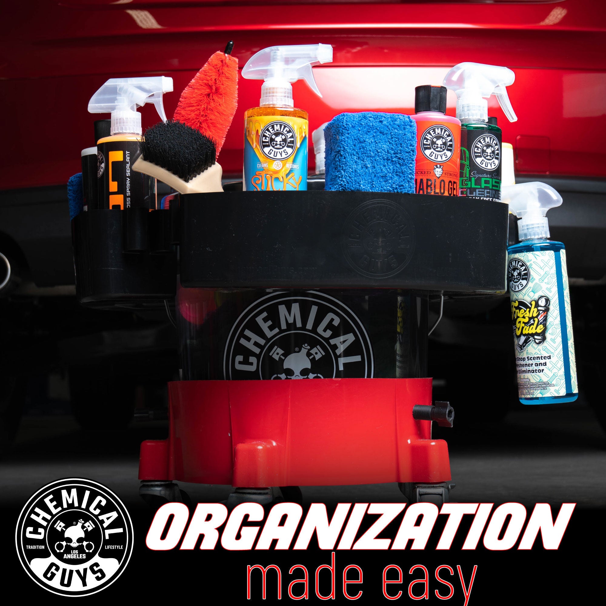 chemical-guys-freeloader-bucket-organizer-seau-detailing-noir image 4