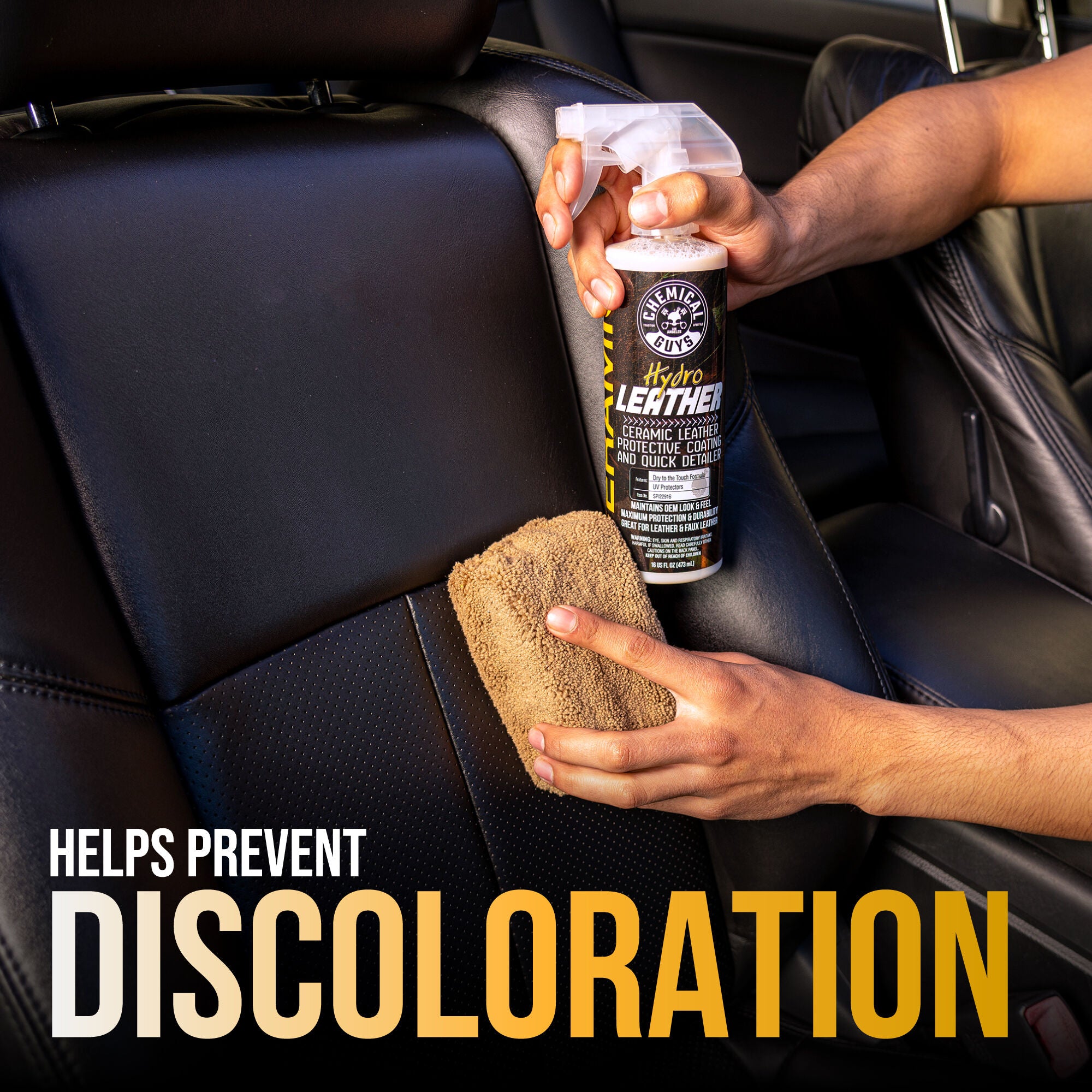 chemical-guys-hydroleather-coating-cuir-auto-16-oz image 2