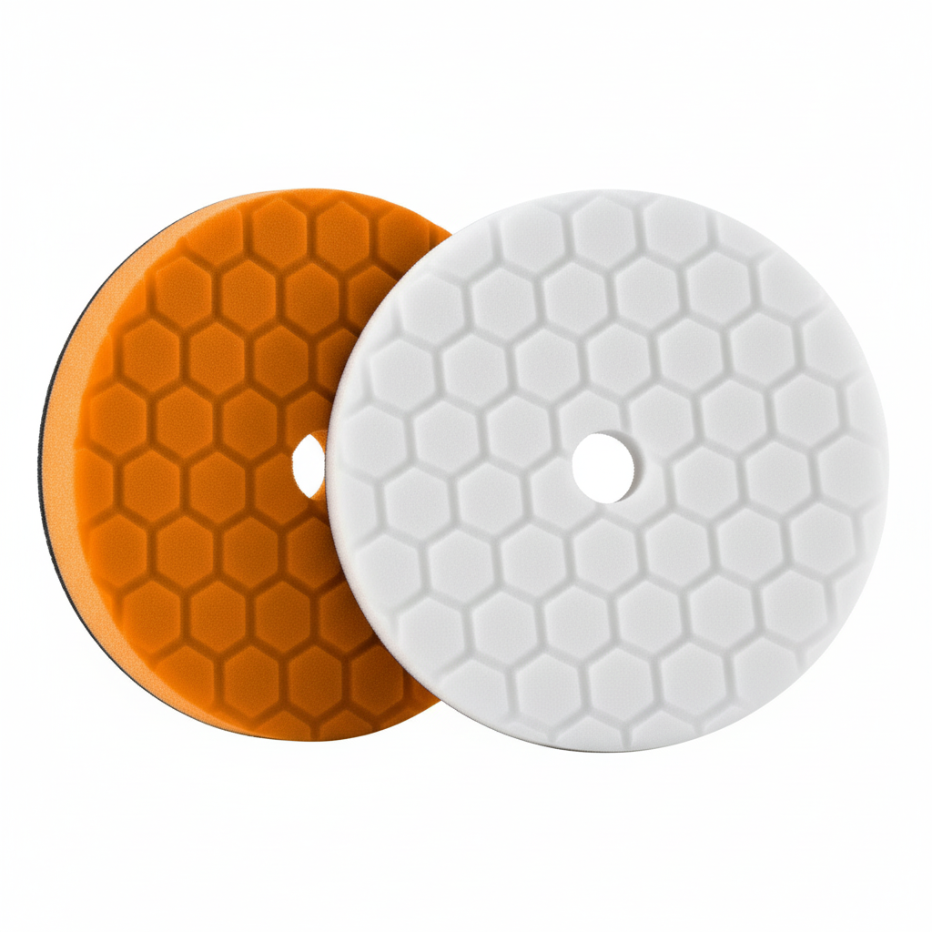 chemical-guys-cut-polish-kit-pads-5-pouces-orange-blanc image 1